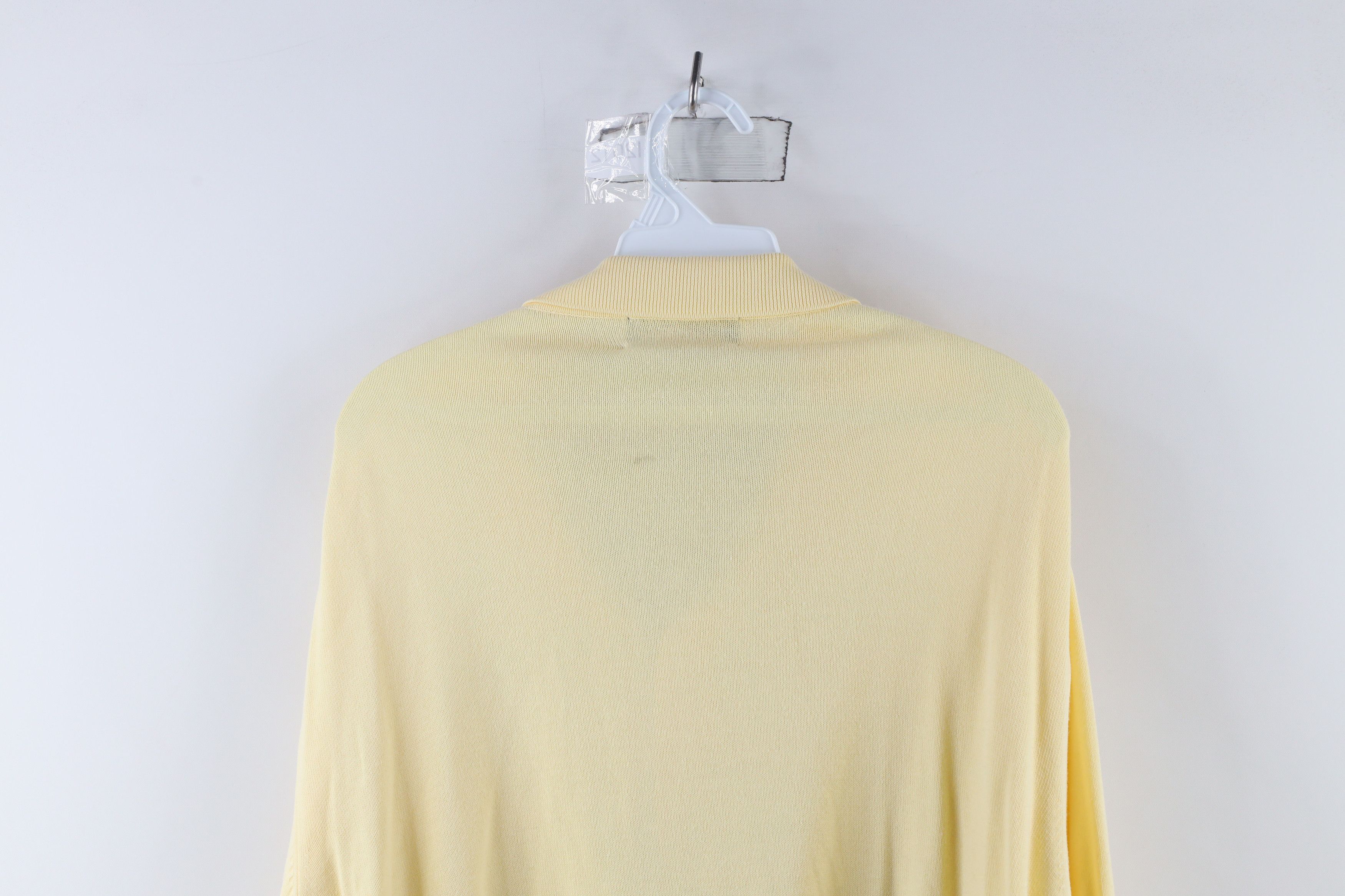 Brooks Brothers × Vintage Vinage 70s 80s Brooks Brothers Knit Collared Sweater Yellow Size US XL / EU 56 / 4 - 9 Thumbnail
