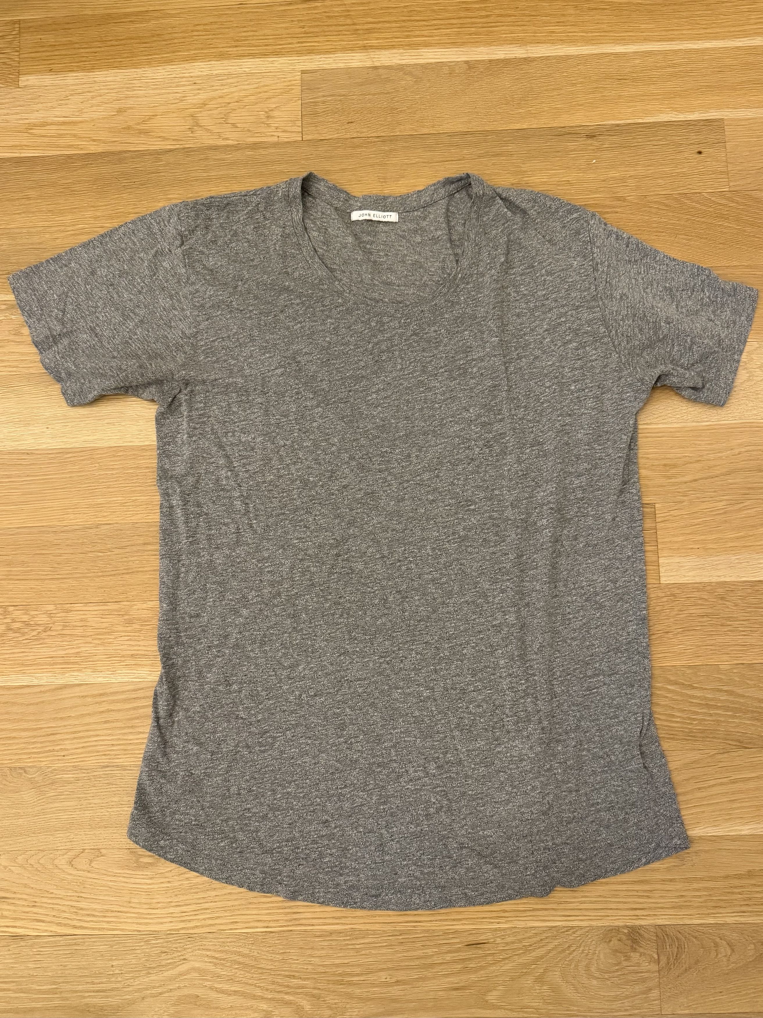 John Elliott John Elliott Curved Hem Tee Gray Heather Size 4 (XL) Size US XL / EU 56 / 4 - 1 Thumbnail