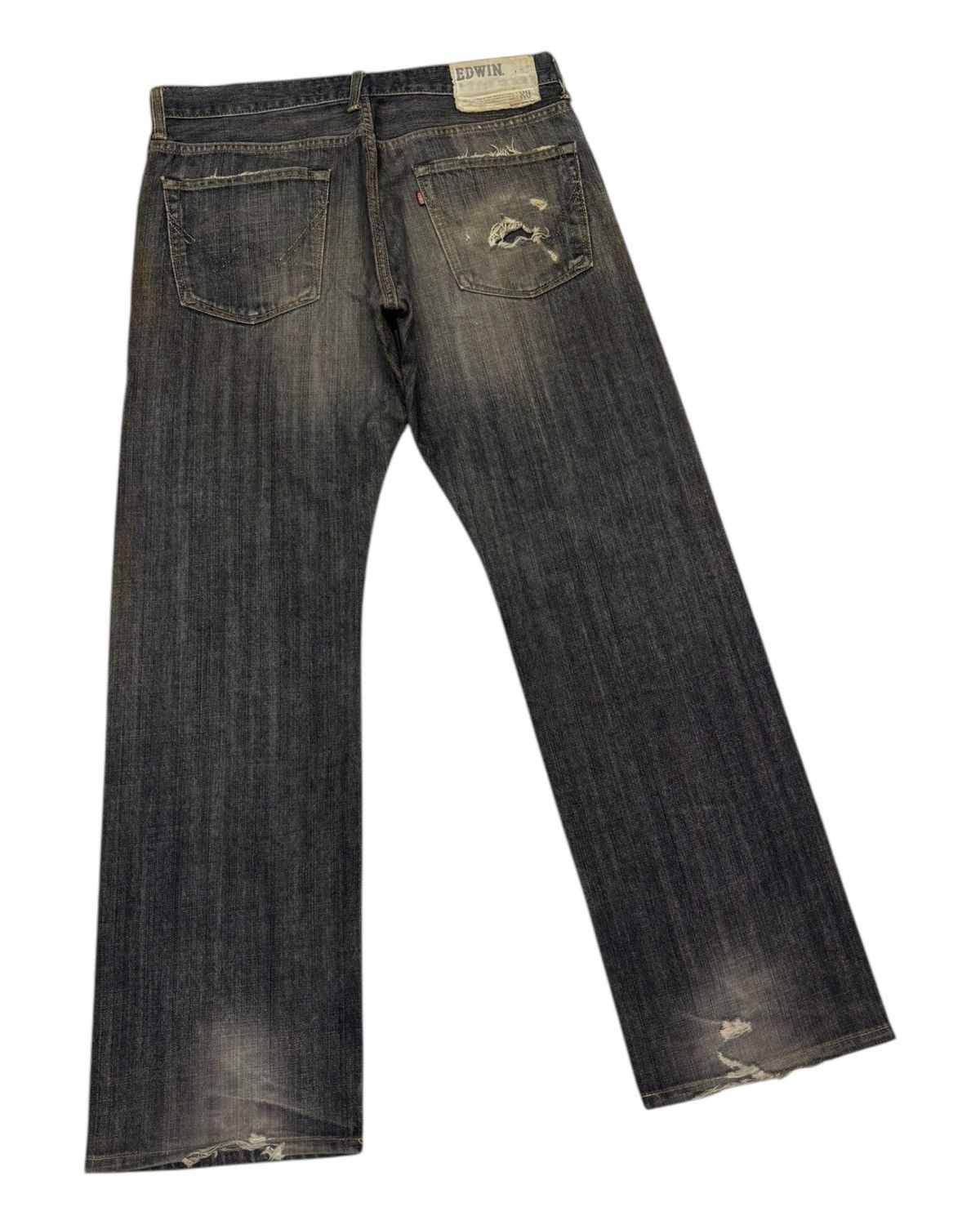 Edwin BAGGY EDWIN XU EXCLUSIVE VINTAGE MODEL RUSTY MUD WASH JEANS Size US 34 / EU 50 - 6 Thumbnail