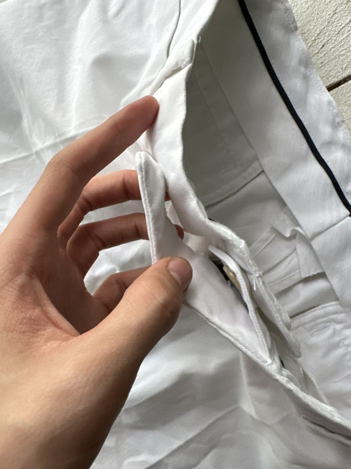 Polo Ralph Lauren LUXURY🚨Vintage Polo Ralph Lauren WHITE Baggy Pants Size US 36 / EU 52 - 6 Thumbnail