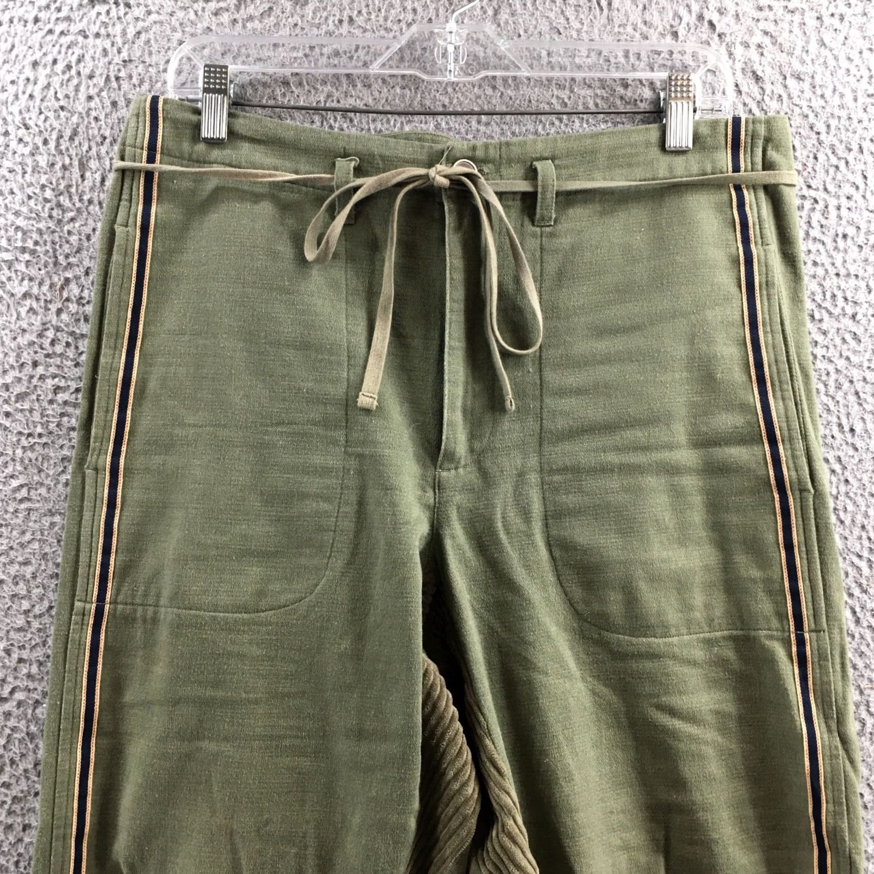 Elwood Elwood Capri Pants Womens 32 Green Drawstring Mid Rise Casual Zip Capri Pants Womens Regular Green Capri 32 XS-XL? Size 24" / US 00 / IT 34 - 2 Thumbnail