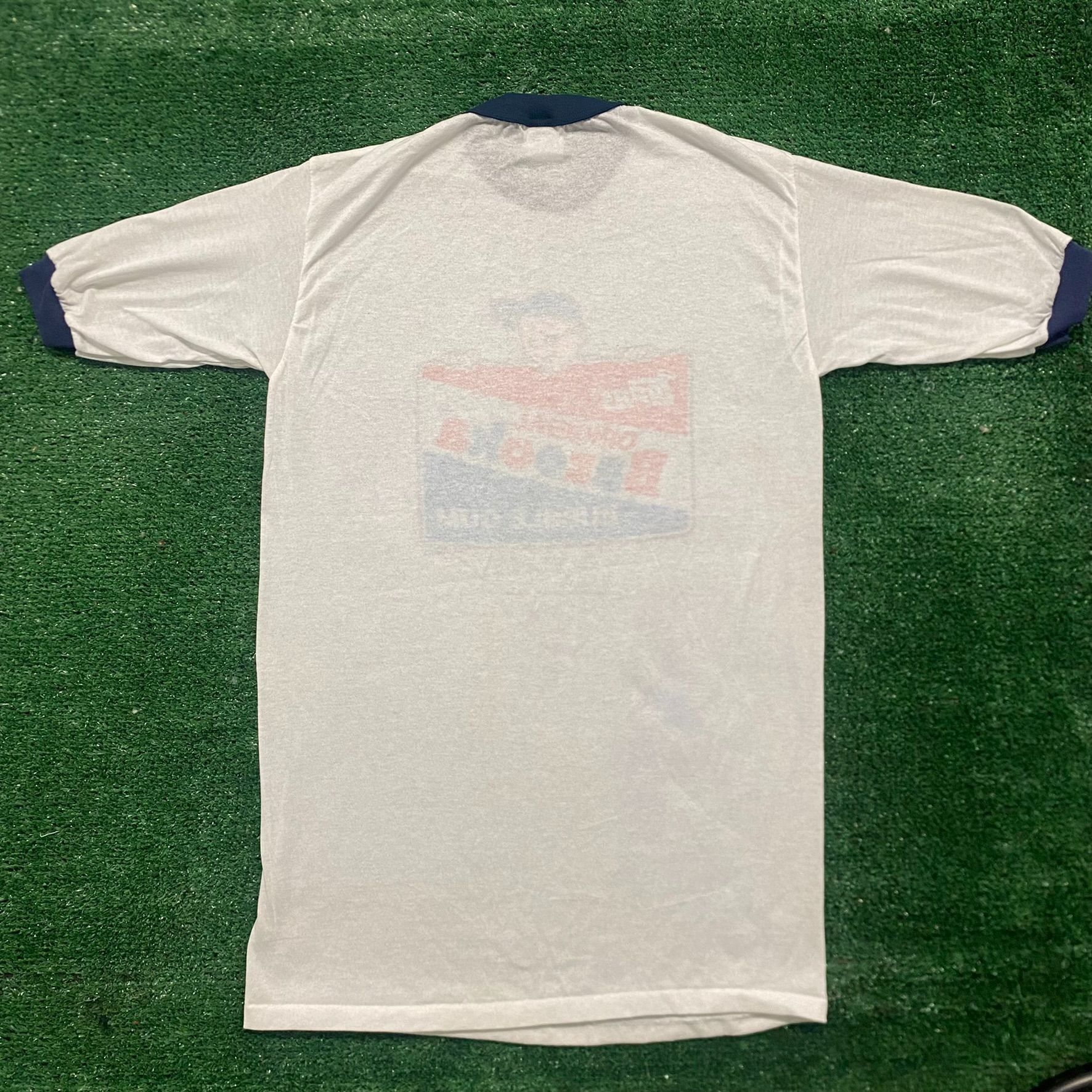 Vintage Vintage 80s Bazooka Bubble Gum Logo Single Stitch Ringer Tee Size US M / EU 48-50 / 2 - 6 Thumbnail