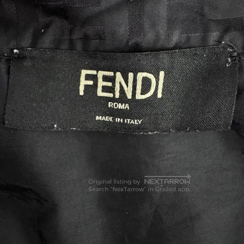 Other Fendi Black Back Mesh Full Print Logo Long Sleeve Jacket Size US S / EU 44-46 / 1 - 3 Thumbnail