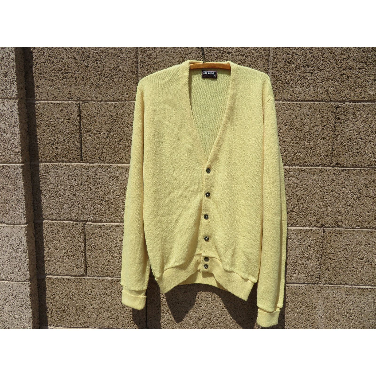 Other Jack Nicklaus Sweater, Golf Classic Yellow Cardigan M 1970s Size US M / EU 48-50 / 2 - 5 Thumbnail