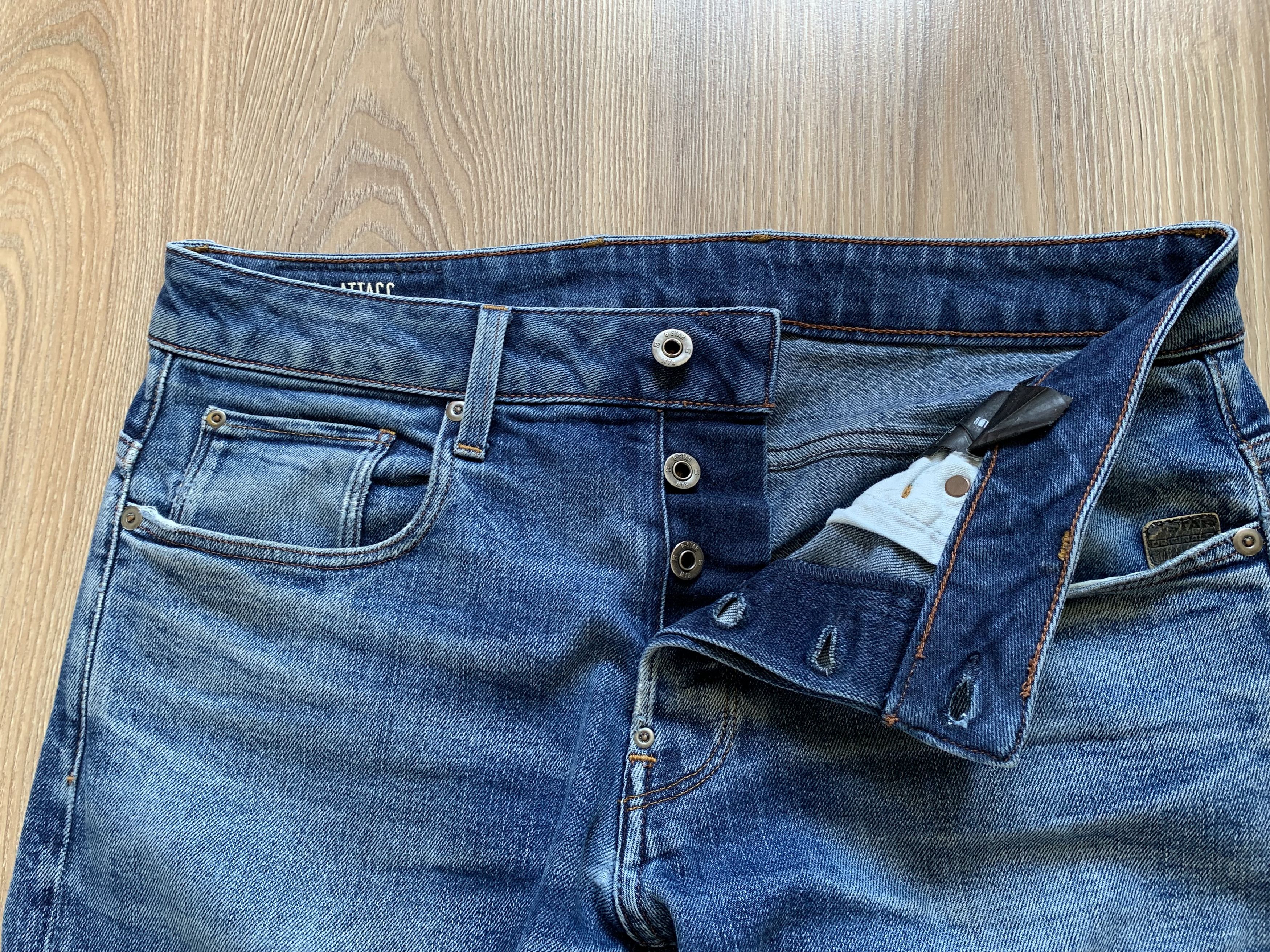 G-Star G Star Raw Attacc Straight Denim Jeans Size US 33 - 5 Thumbnail