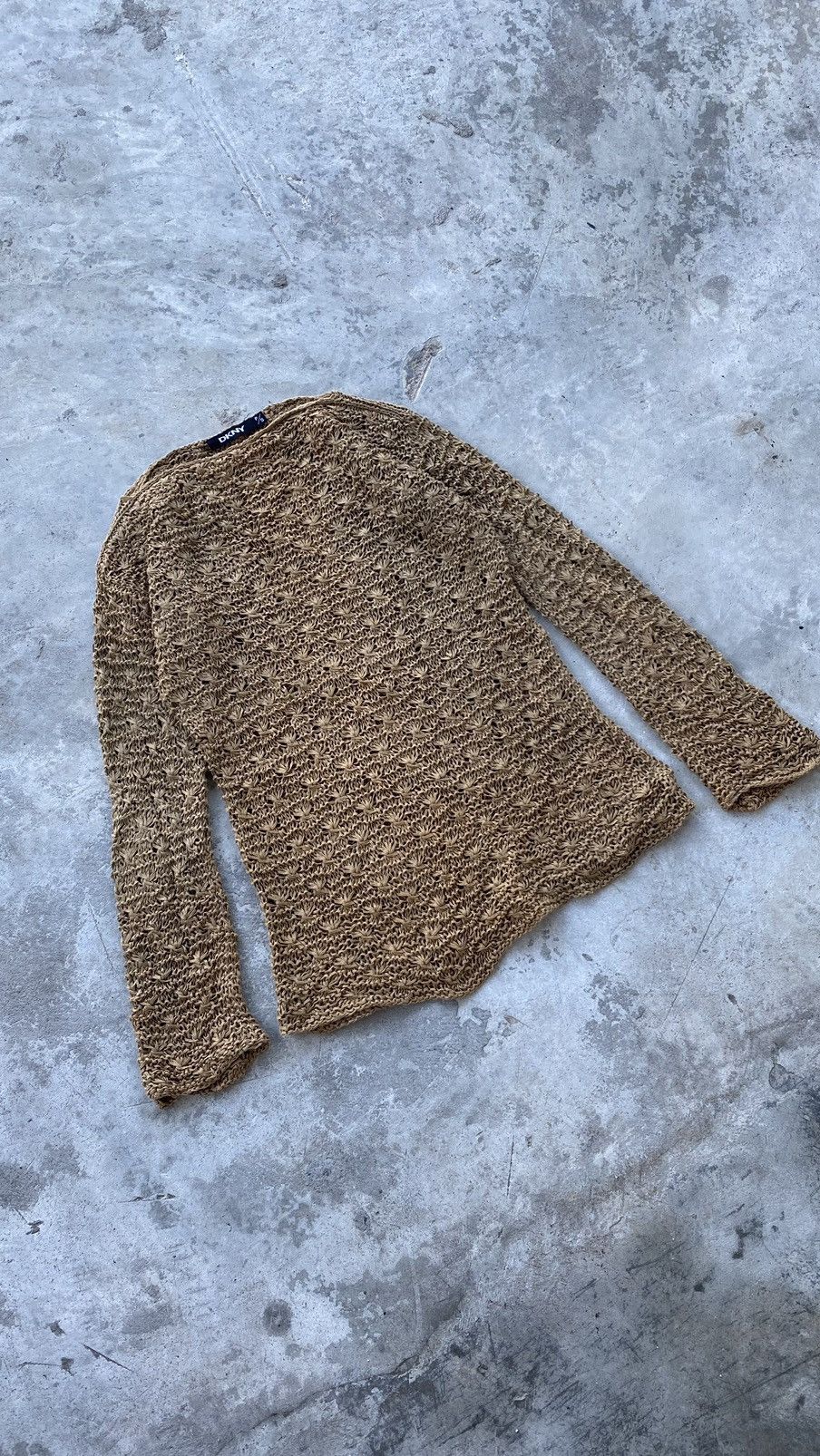 If Six Was Nine 🚨FINAL DROP🚨DKNY mesh fishnet crocheted longsleeve punk Size S / US 4 / IT 40 - 2 Thumbnail