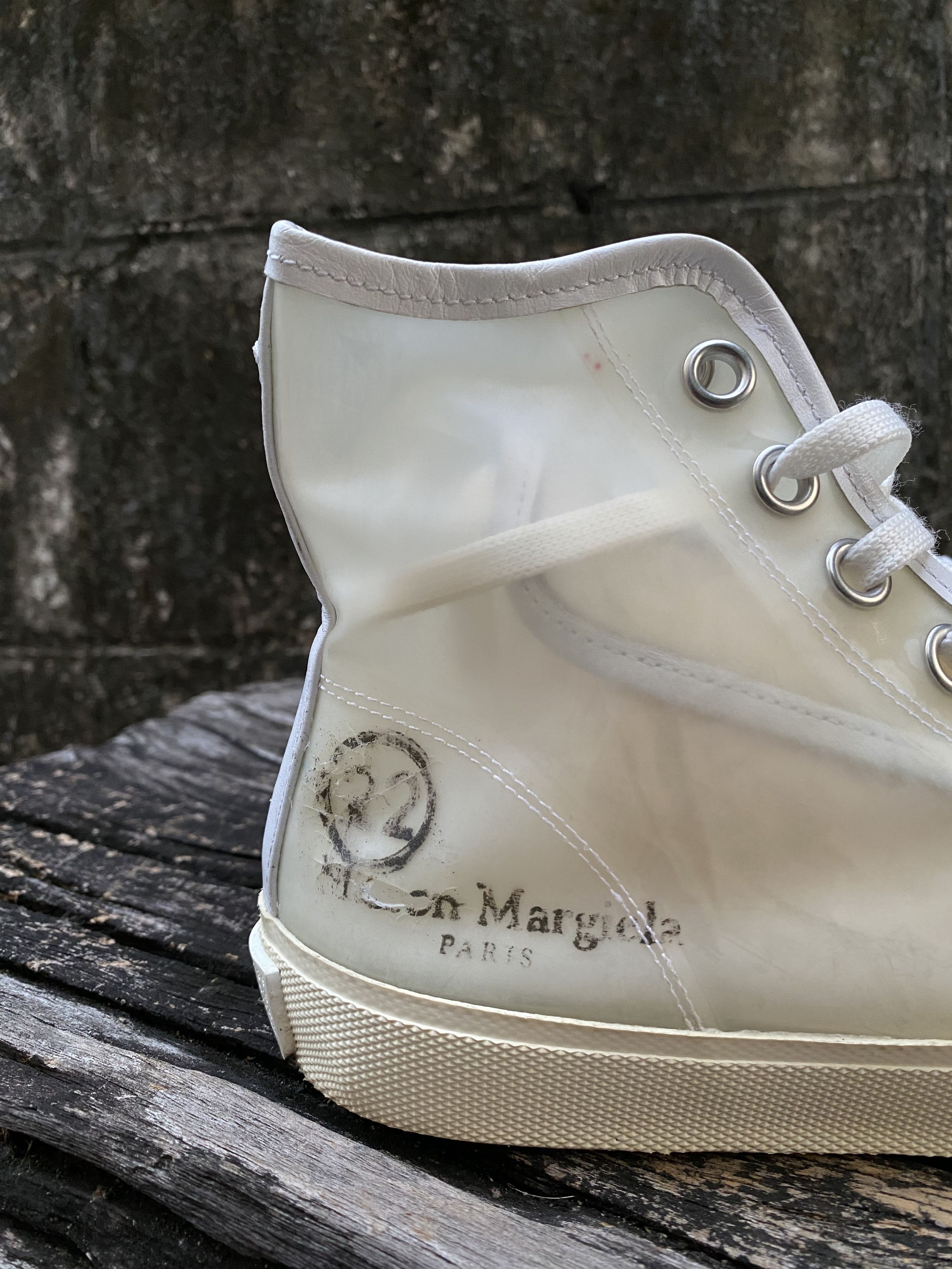 Maison Margiela Maison Margiela Tabi Transparent Hi Top Sneakers 39 Size US 9 / IT 39 - 5 Thumbnail
