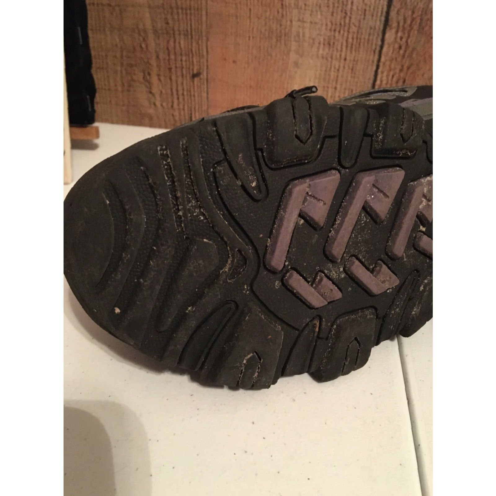 Vintage Nautilus Safety Footwear Women Grey PurpleNylon Microfiber Sz8.5m Steel Toe Boot Work & Safety Womens Size US 9 / IT 39 - 2 Thumbnail