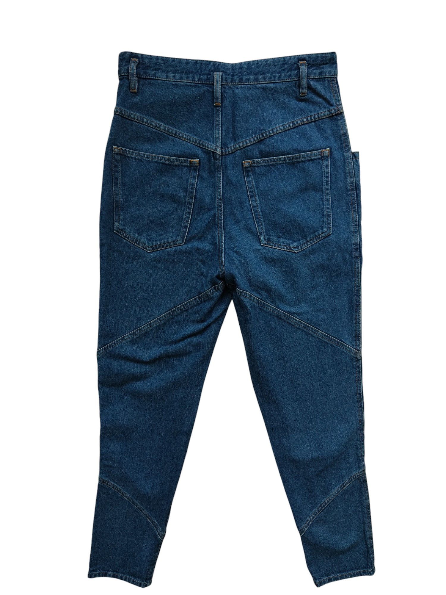Isabel Marant Blue Washed Denim Slim Fit Jeans Size 26" / US 2 / IT 38 - 2 Thumbnail