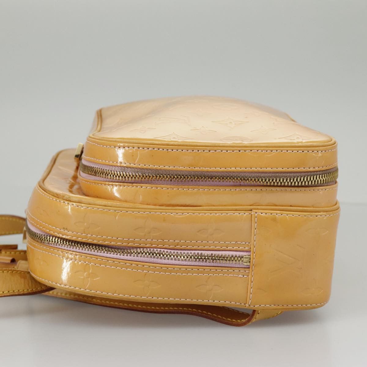 LOUIS VUITTON Monogram Vernis Marley Backpack Marshmallow