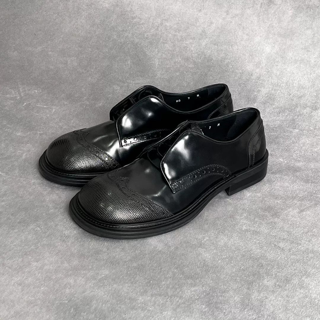 Salvatore Ferragamo Salvatore Ferragamo Leather Black Lowtop Sneakers 8 Men Size US 8 / EU 41 - 1 Thumbnail