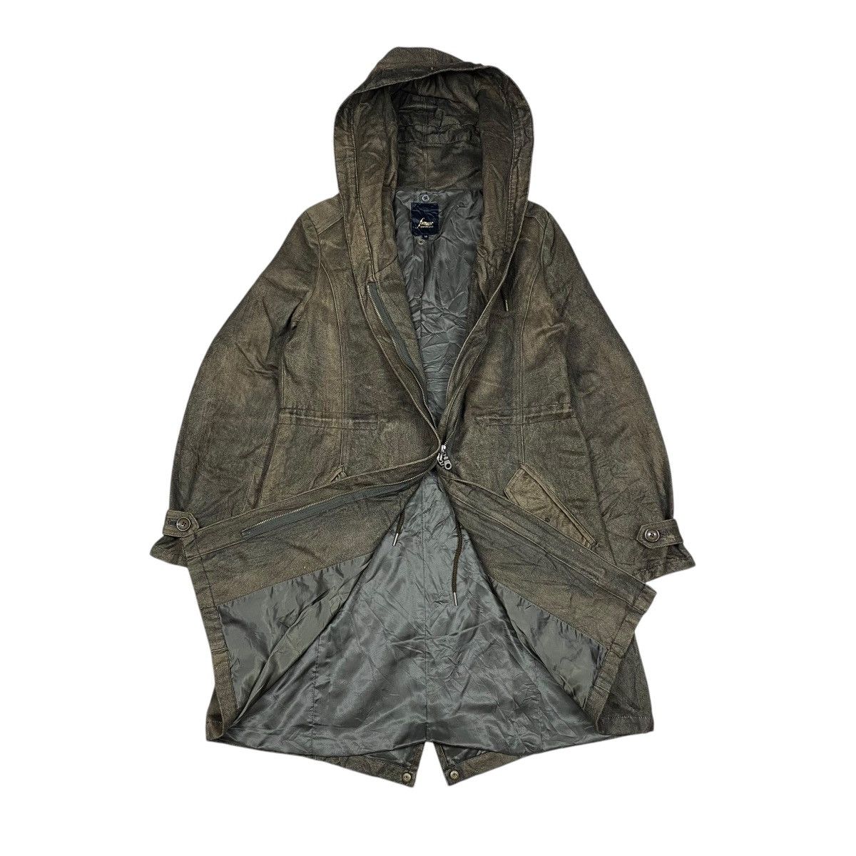 If Six Was Nine Tornado Mart Suede Fishtail Parka Jacket Size US L / EU 52-54 / 3 - 2 Thumbnail