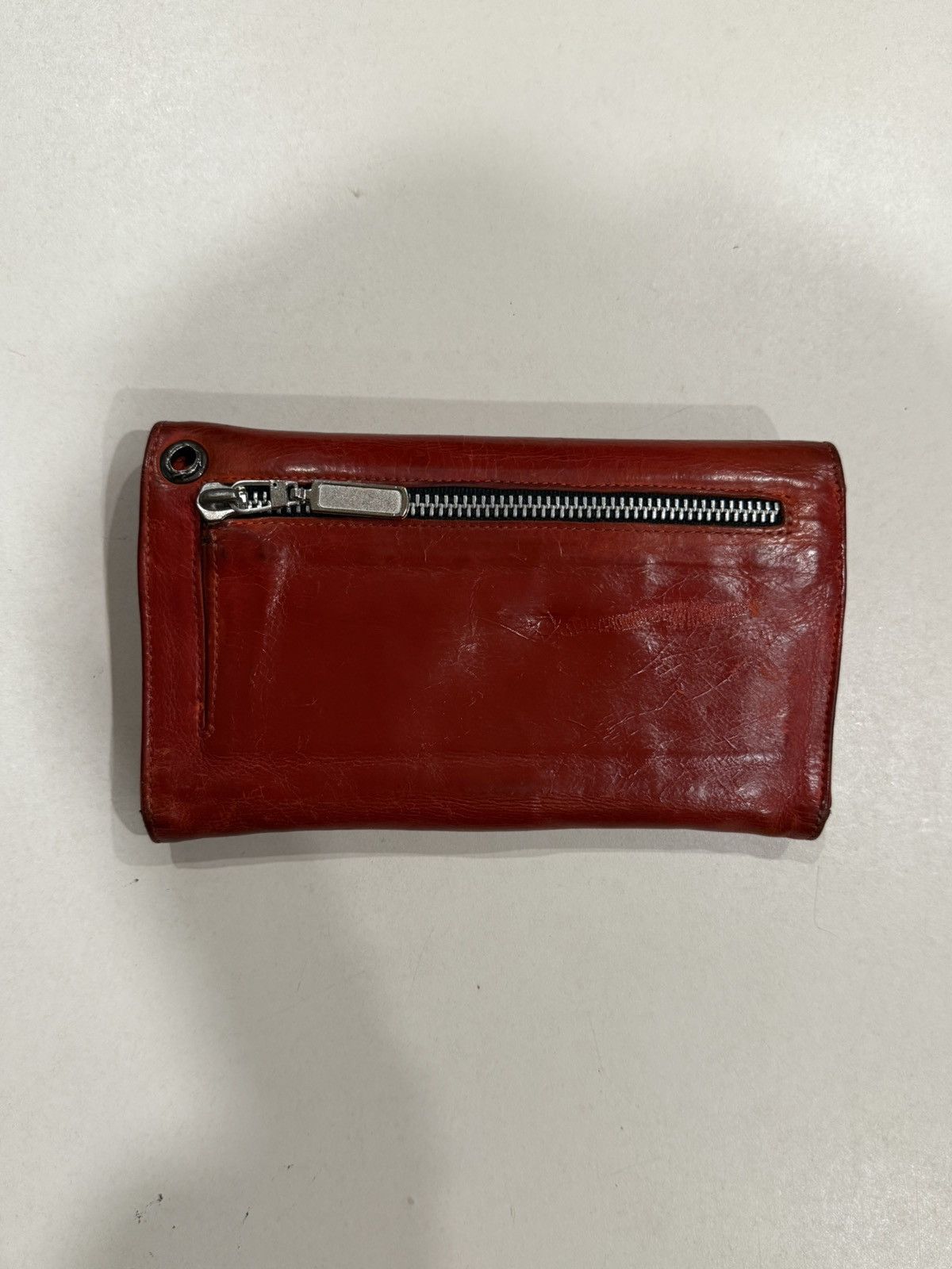 Chrome Hearts Chrome Hearts Wave Wallet Leather Suede Silver Cross Balls Size ONE SIZE - 2 Thumbnail