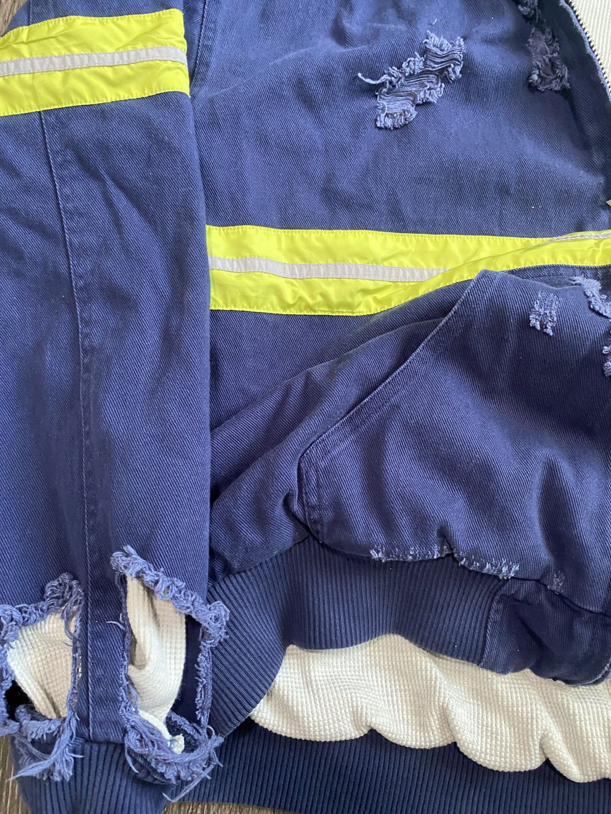 74 Is War 74 denim garbage man jacket Size US L / EU 52-54 / 3 - 4 Thumbnail
