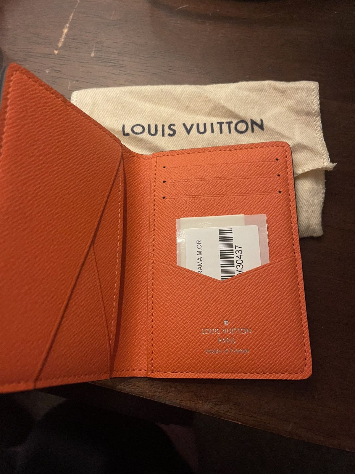 Louis Vuitton Louis Vuitton Taigarama Tangerine Pocket Organizer Wallet Size ONE SIZE - 3 Thumbnail