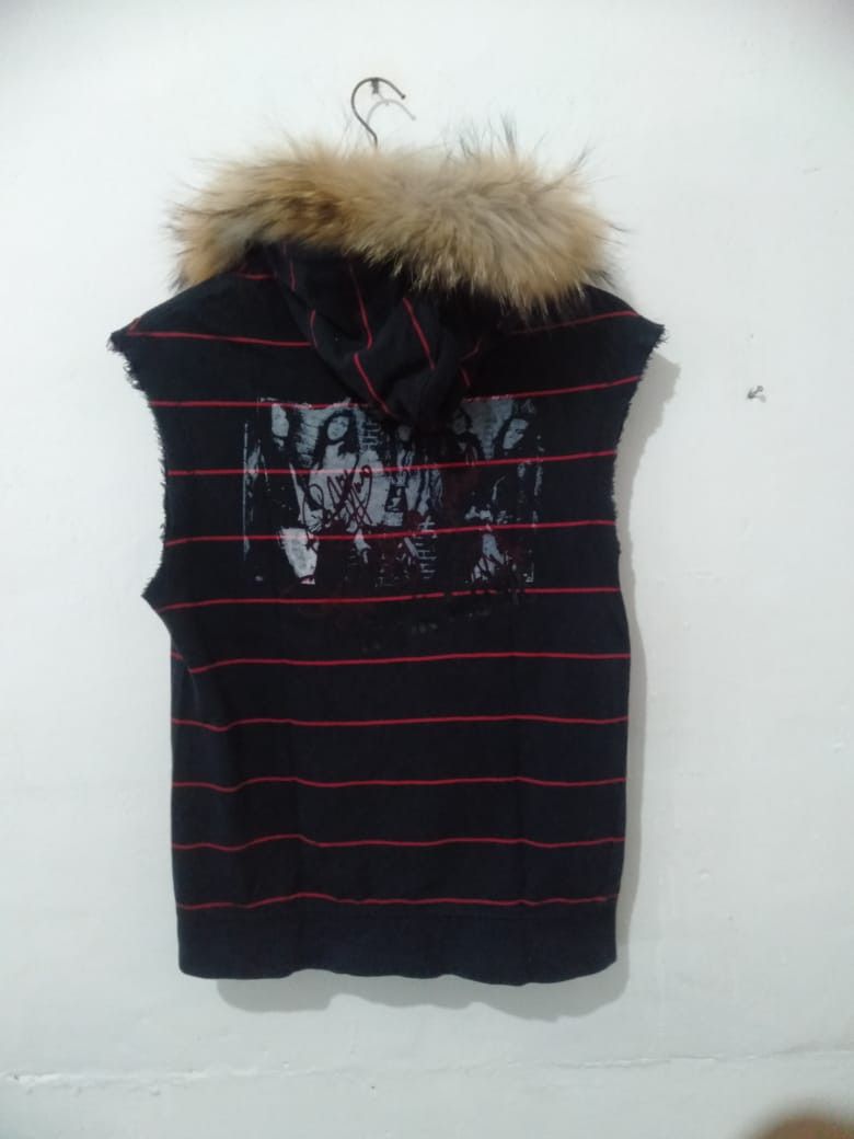 If Six Was Nine × Japanese Brand × Le Grande Bleu (L.G.B.) Ossela Fur Hoodie Zipper Gothic Punk Ifsixwasnine Style Size US M / EU 48-50 / 2 - 1 Thumbnail