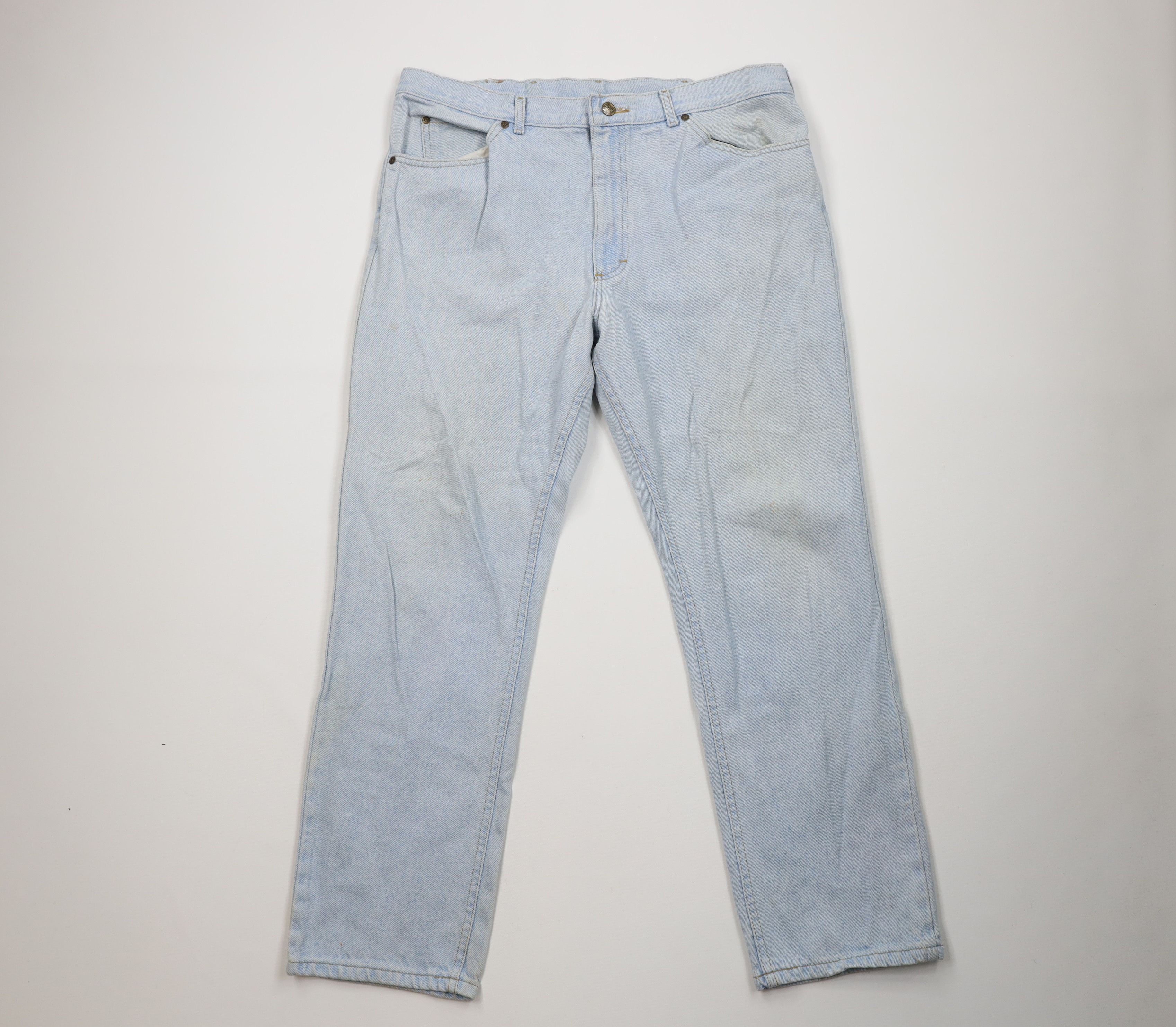 Lee Vintage 90s Lee Straight Leg Denim Jeans Blue Cotton USA Size US 38 / EU 54 - 1 Thumbnail