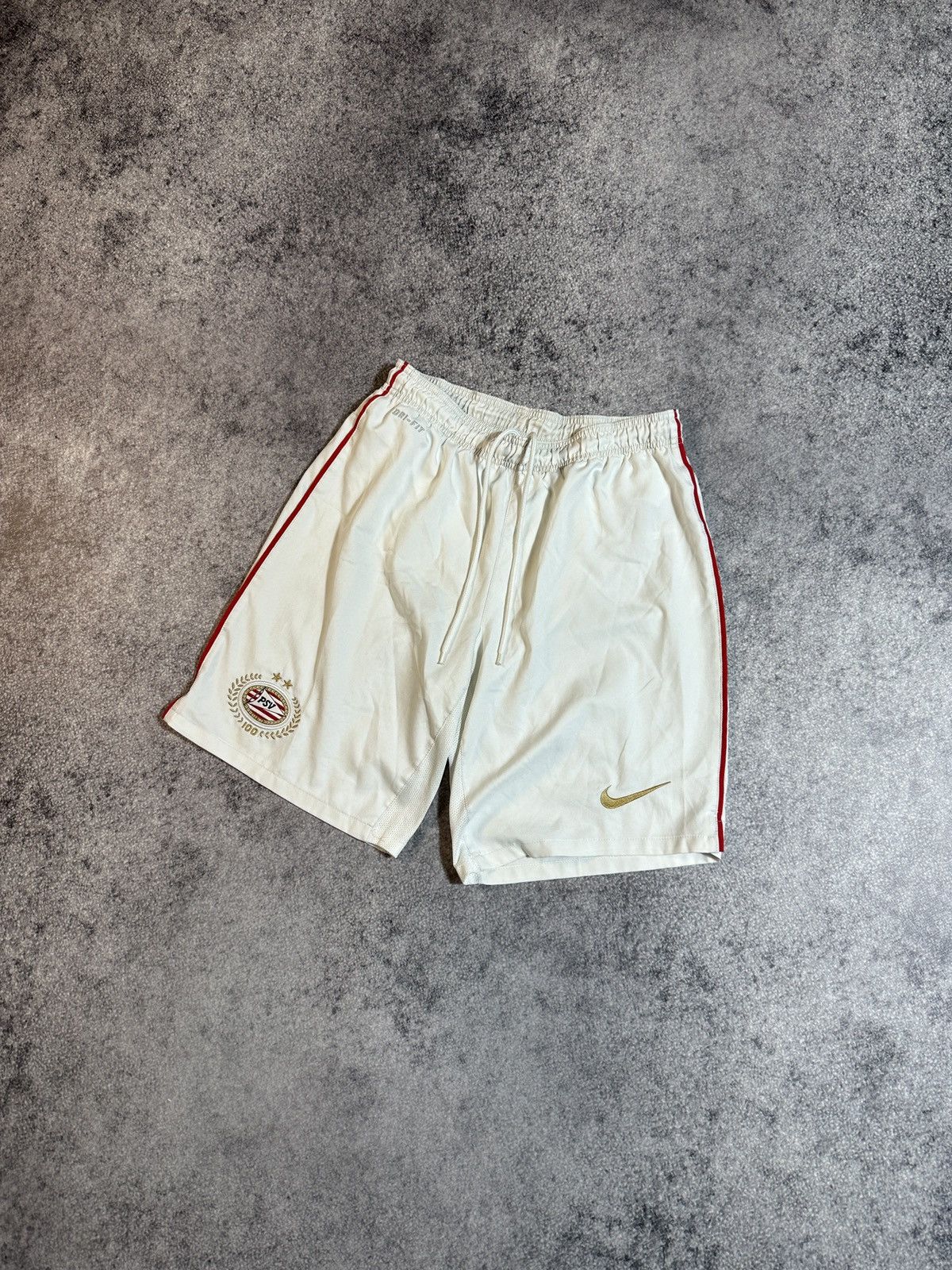 Nike × Vintage Vintage Very Rare Nike PSV Shorts 90s Soccer Logo Streetwear Size US 32 / EU 48 - 1 Thumbnail