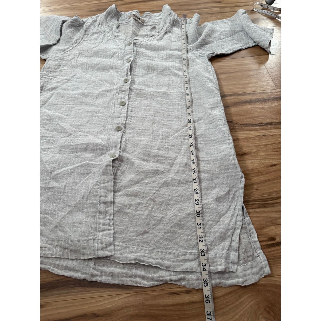 FLAX Flax NWOT linen long button front tunic size medium Size M / US 6-8 / IT 42-44 - 8 Thumbnail