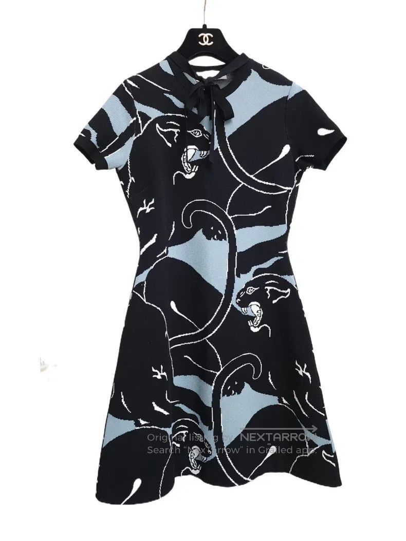 Valentino Valentino Leopard knitted dress Size S / US 4 / IT 40 - 2 Thumbnail
