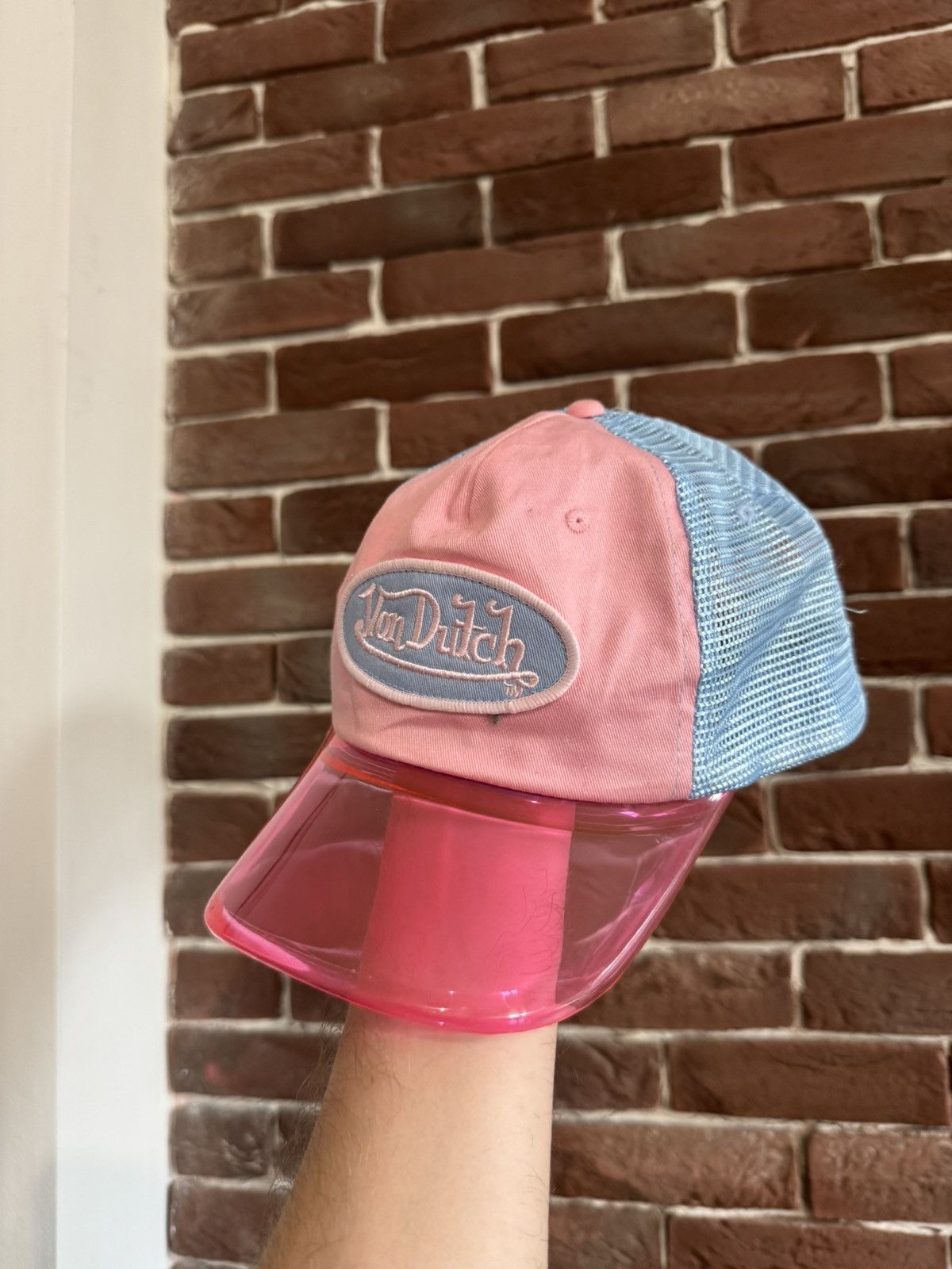 Von Dutch Rare Von Dutch Transparenr Trucker Hat Y2K Drip Streetwear Size ONE SIZE - 2 Thumbnail