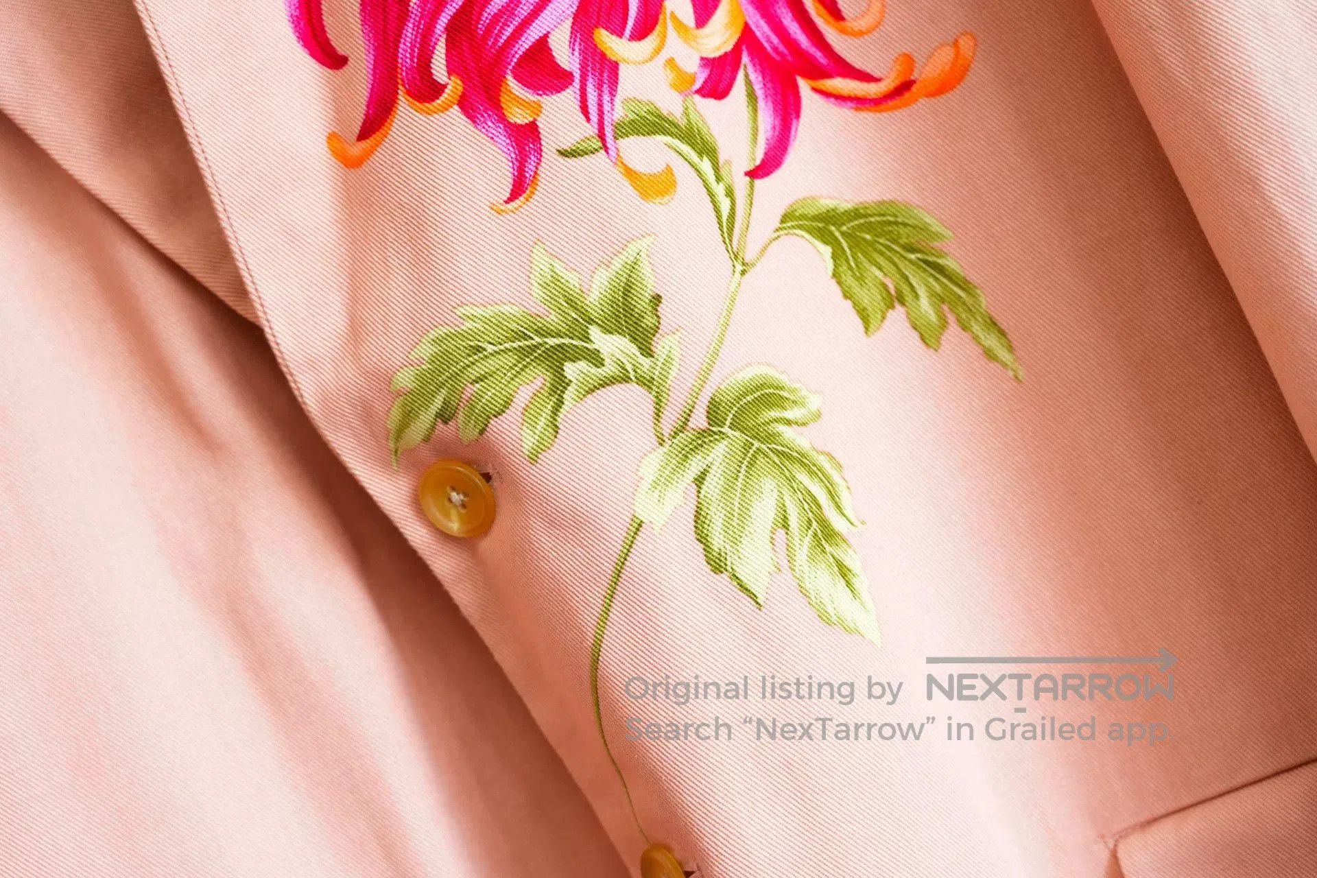 Yohji Yamamoto yohji yamamoto pink floral blazer 96ss. Size M / US 6-8 / IT 42-44 - 6 Thumbnail