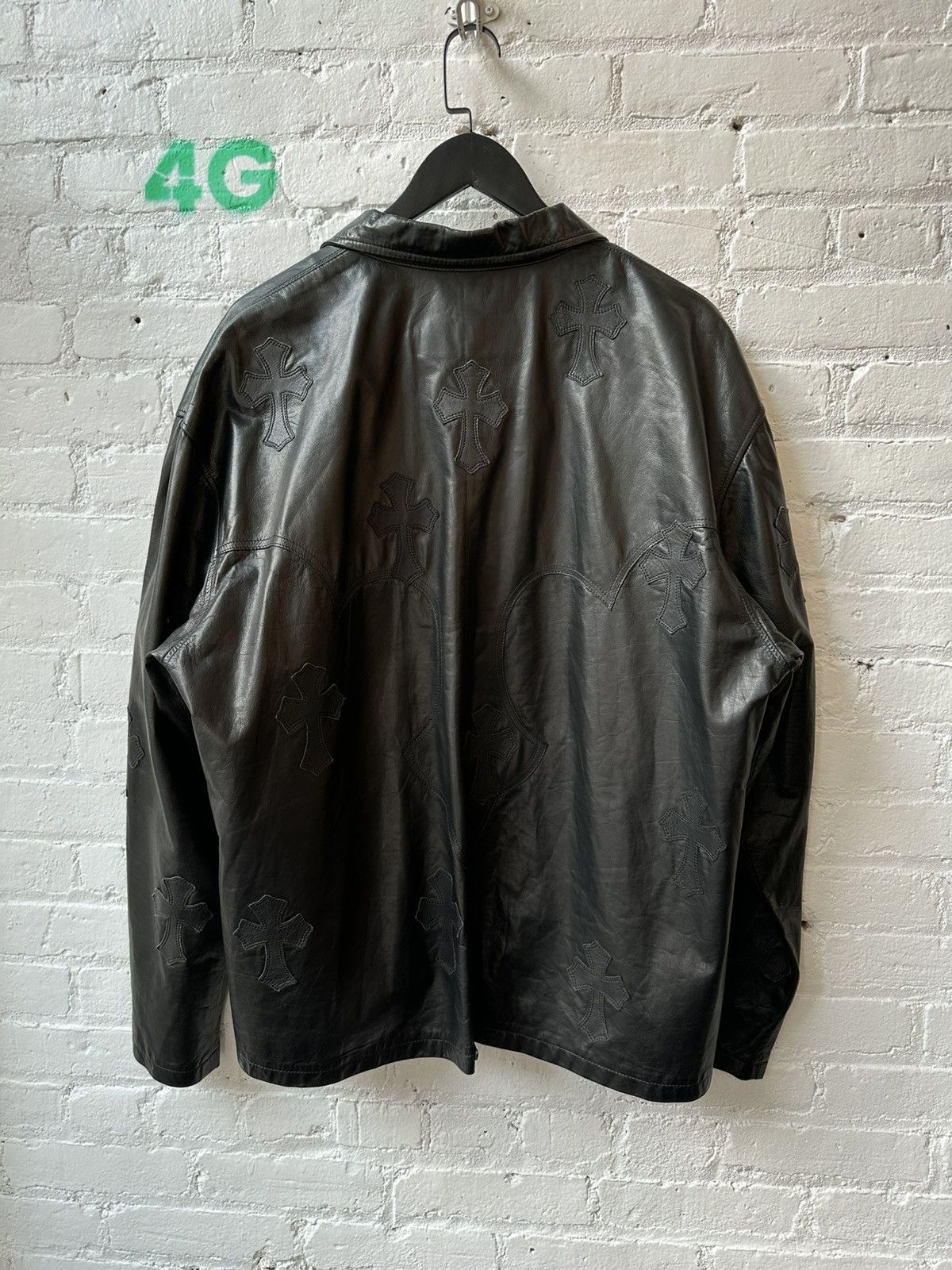 Chrome Hearts CHROME HEARTS FLOODED CROSS LEATHER JACKET L/XL Size US L / EU 52-54 / 3 - 5 Thumbnail