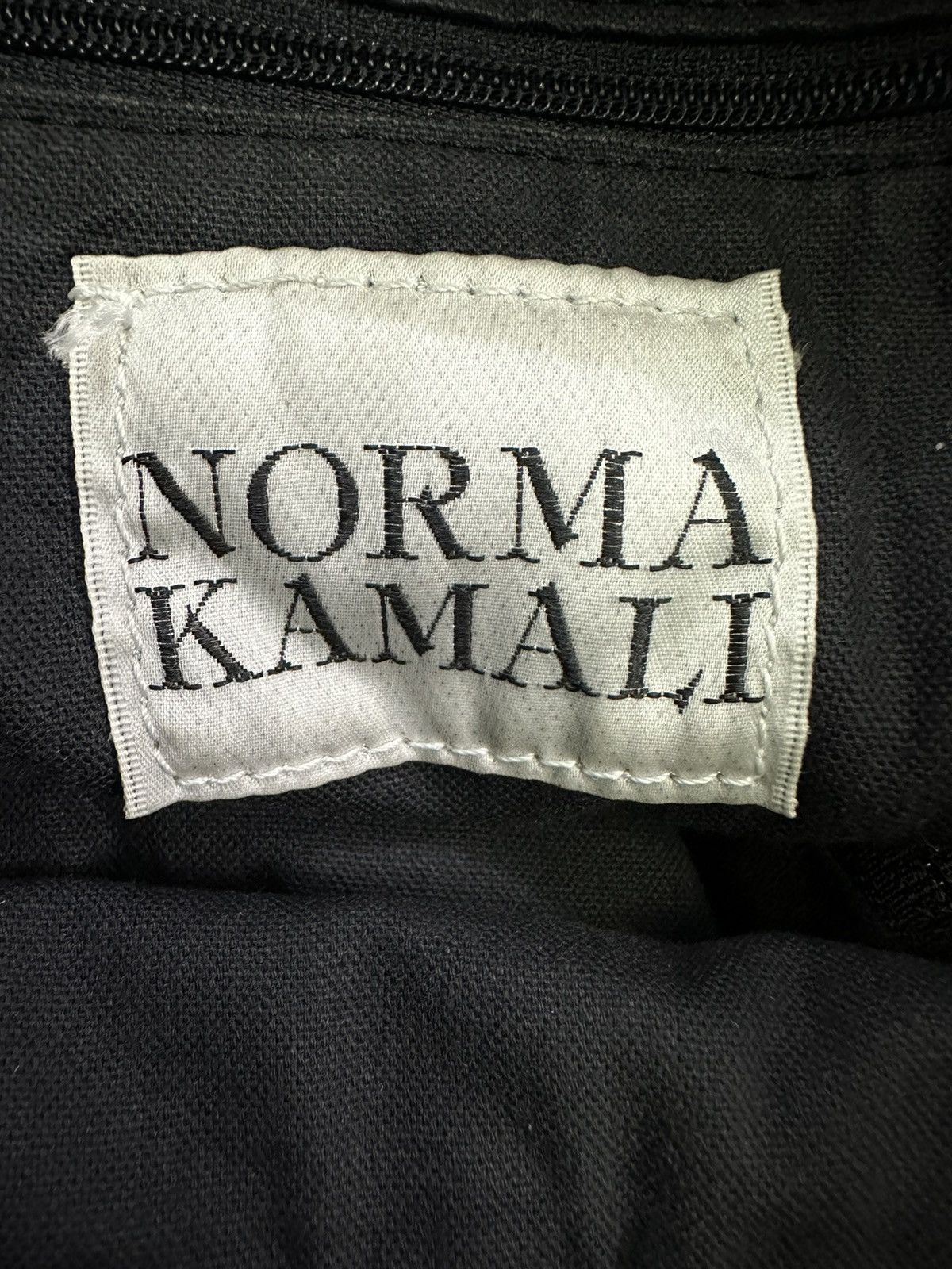 Norma Kamali VINTAGE NORMA KAMALI NYLON LEATHER BACKPACK Size ONE SIZE - 7 Thumbnail