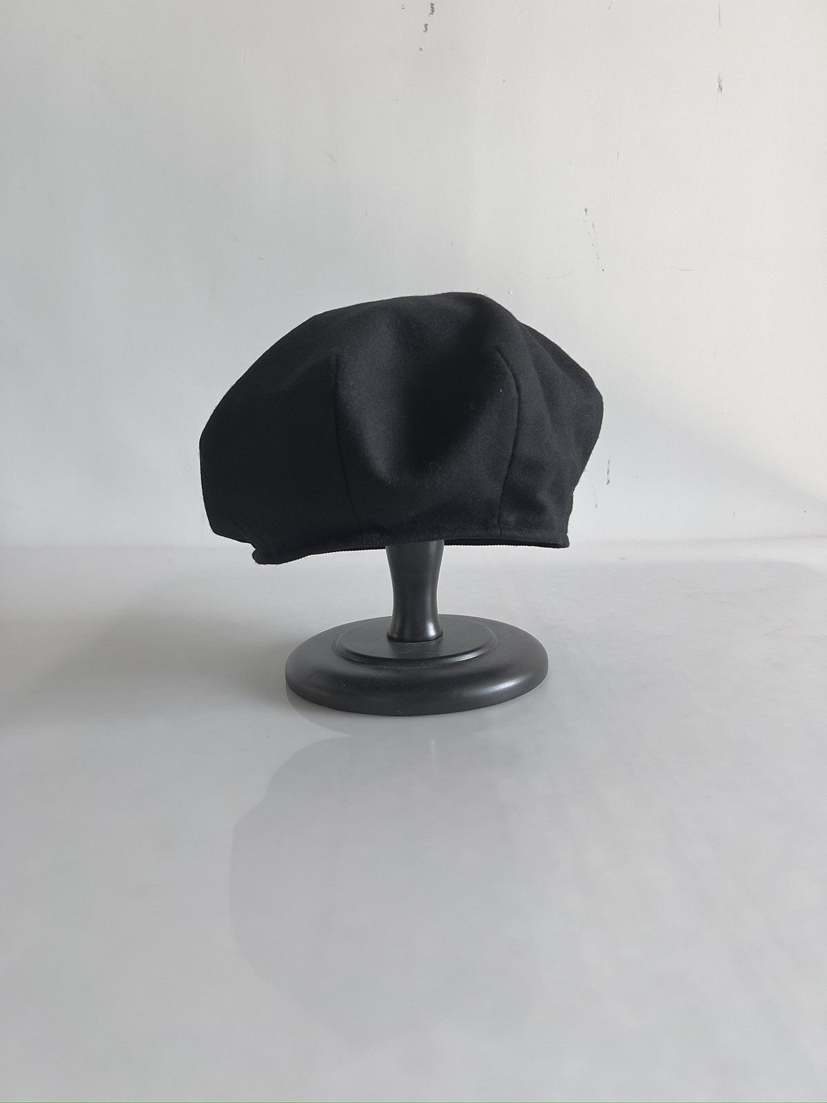 Yohji Yamamoto Yohji Yamamoto Pour Homme - W/Gabardine Beret Hat Size ONE SIZE - 2 Thumbnail