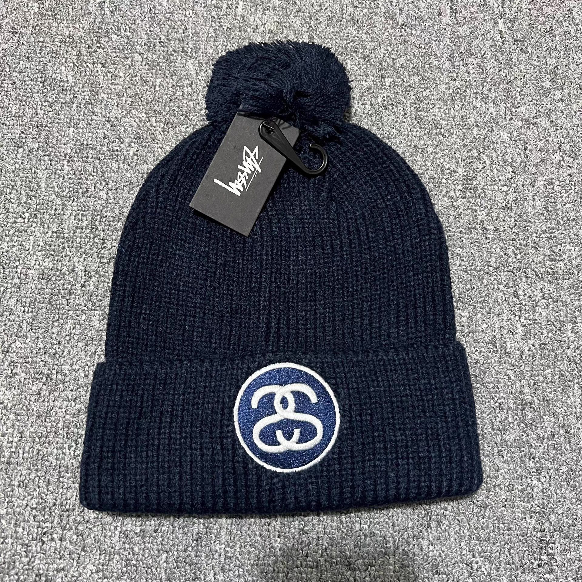 Stussy Stussy graphic Box Logo embroidered knit beanie Q7 Size ONE SIZE - 7 Thumbnail