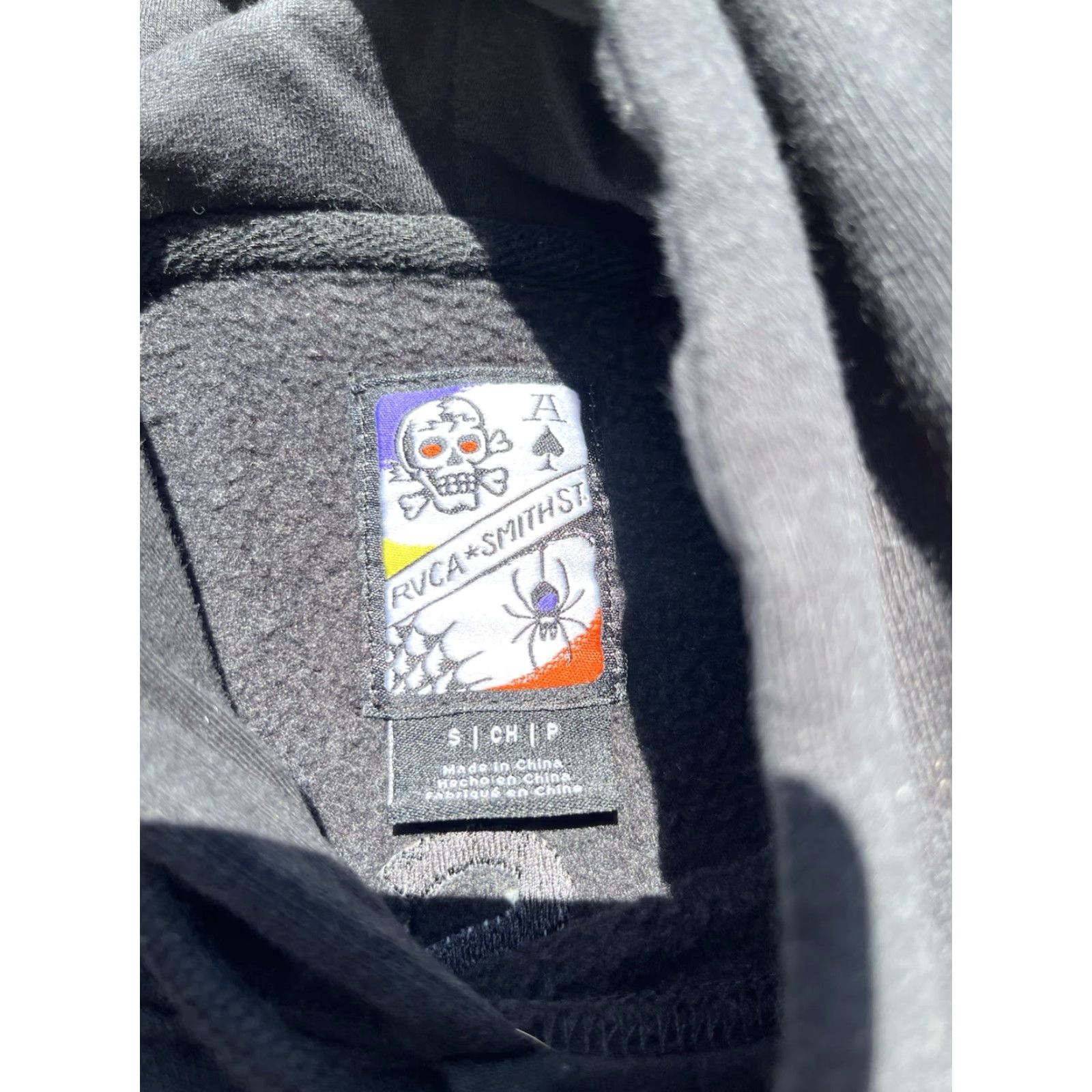 RVCA RVCA x Smith Street Hoodie Black Spell-Out Logo S Men’s Pullover Sweatshirt Size US S / EU 44-46 / 1 - 4 Thumbnail