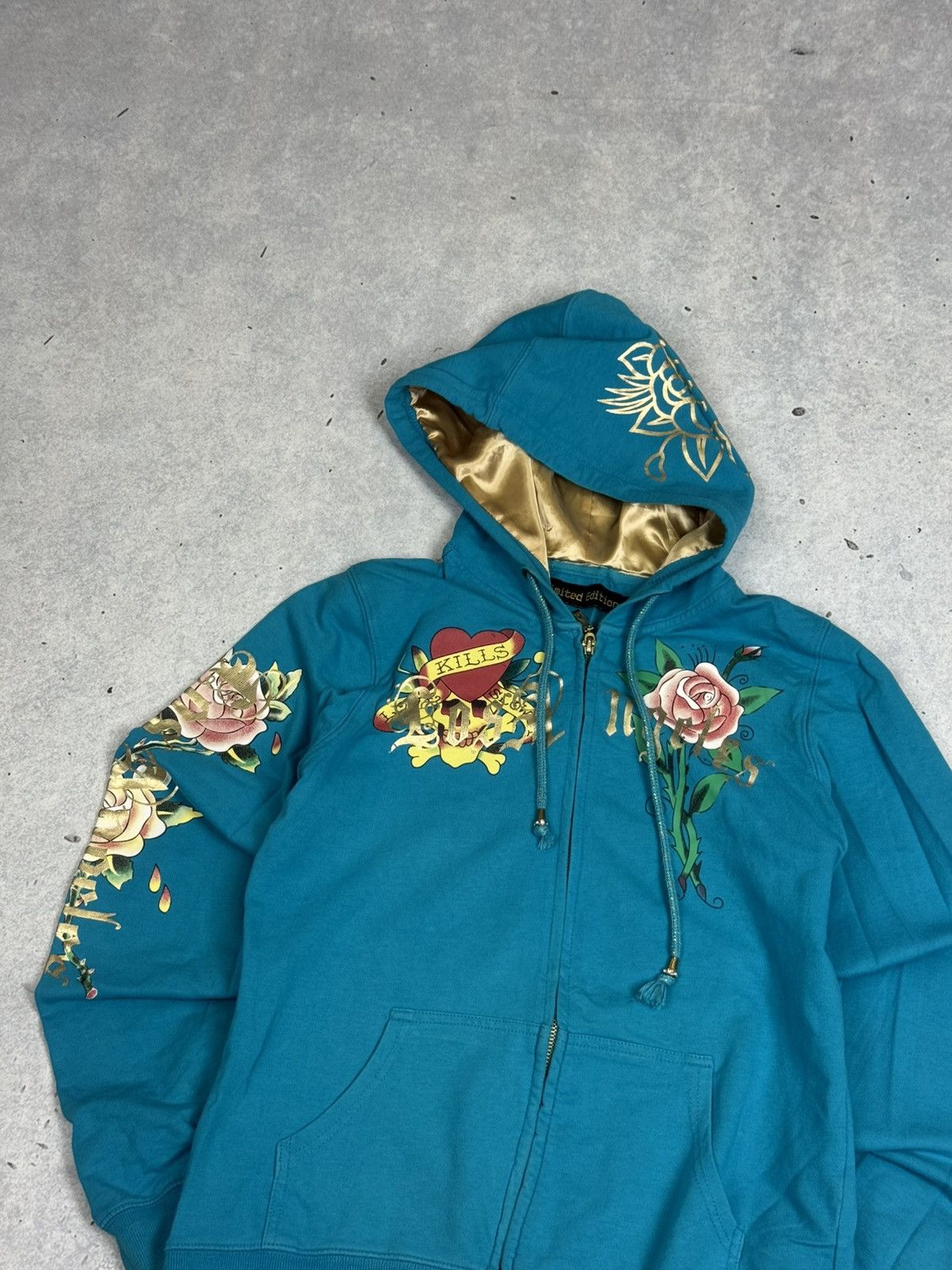 If Six Was Nine If Six Was Nine Avant Garde Ed Hardy Style Zip Hoodie Size M / US 6-8 / IT 42-44 - 3 Thumbnail