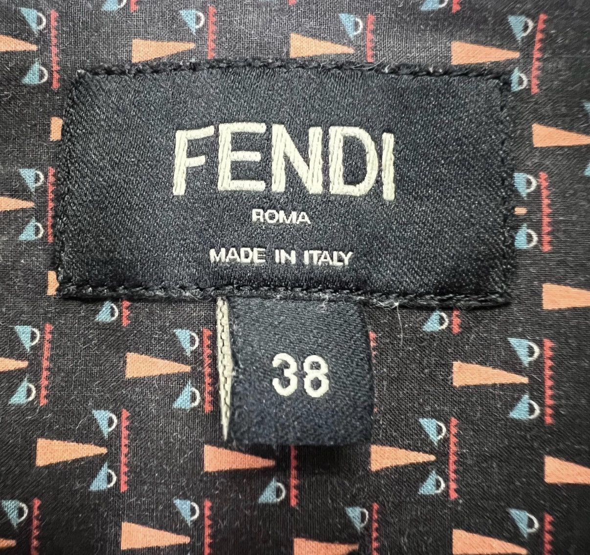 Fendi Fendi Little Devil All-Over Print Long Sleeve Shirt K12 Size US S / EU 44-46 / 1 - 4 Thumbnail