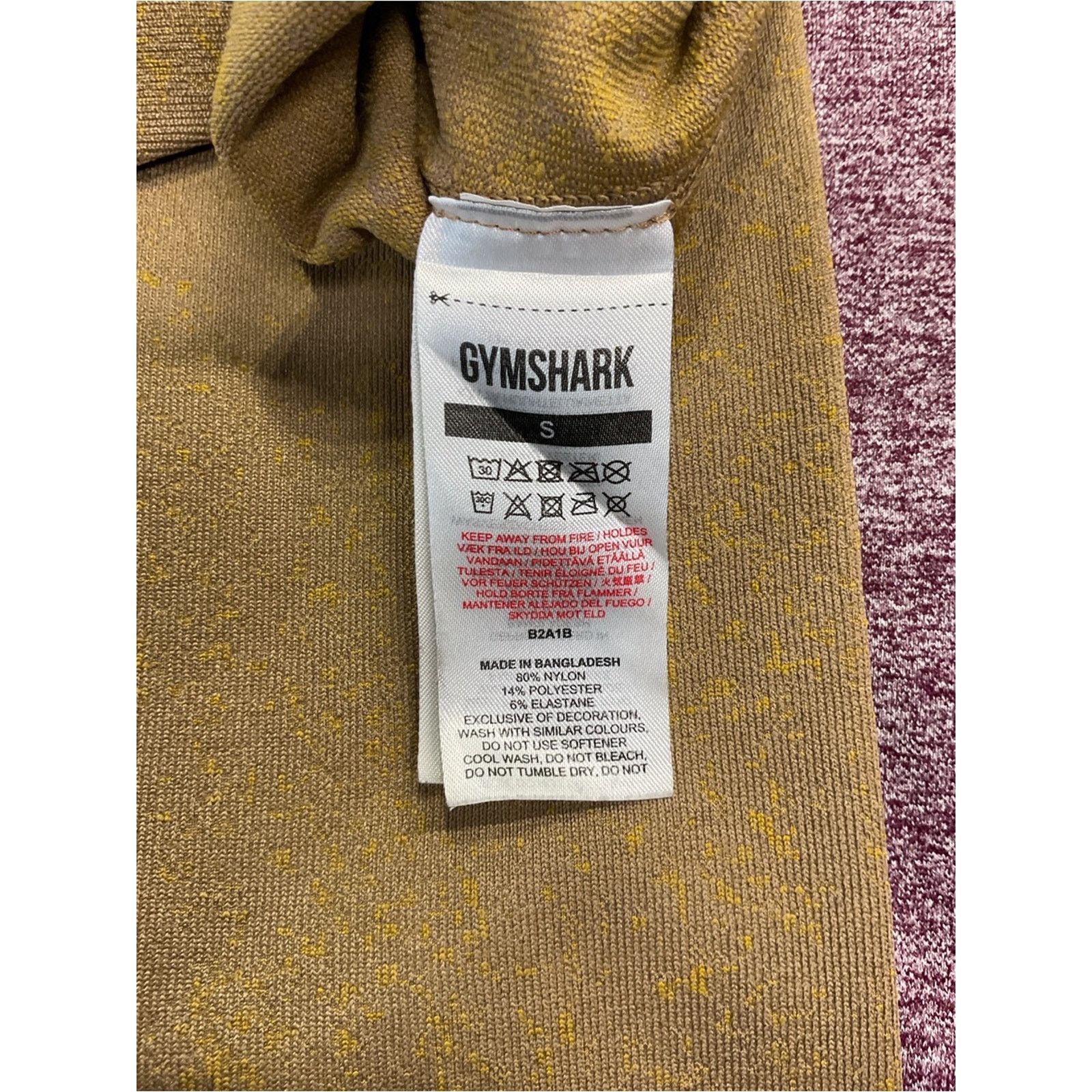 Gymshark Gymshark Olive Seamless Leggings Size 22" - 3 Thumbnail