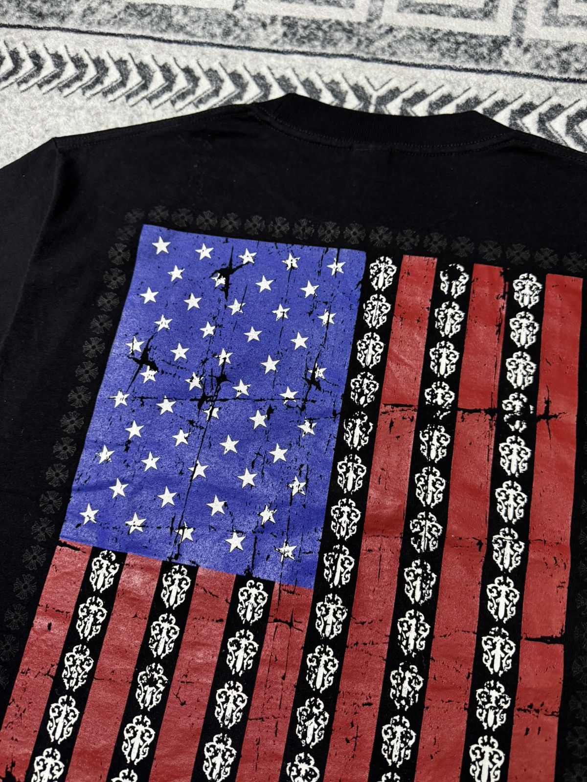 Chrome Hearts LIKE NEW! DEADSTOCK! 2010s AMFLAG AMERICAN FLAG Size US M / EU 48-50 / 2 - 6 Thumbnail