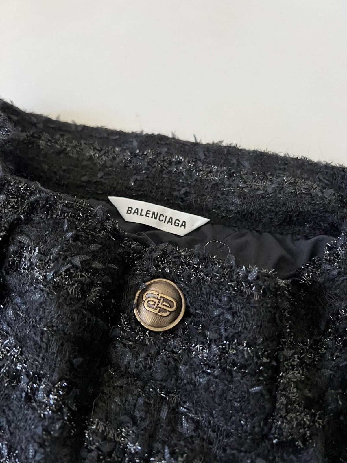 Balenciaga Balenciaga The Lost Tapes Tweed Baggy Trousers Size US 28 / EU 44 - 11 Thumbnail
