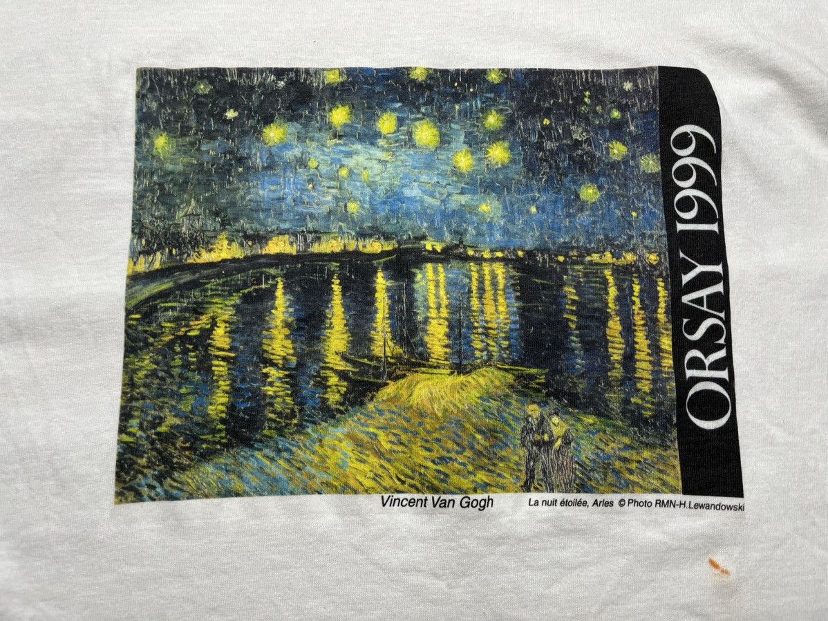 Art Comes First Vintage Vincent Van Gogh ORSAY 1999 promo tee Size US M / EU 48-50 / 2 - 2 Thumbnail
