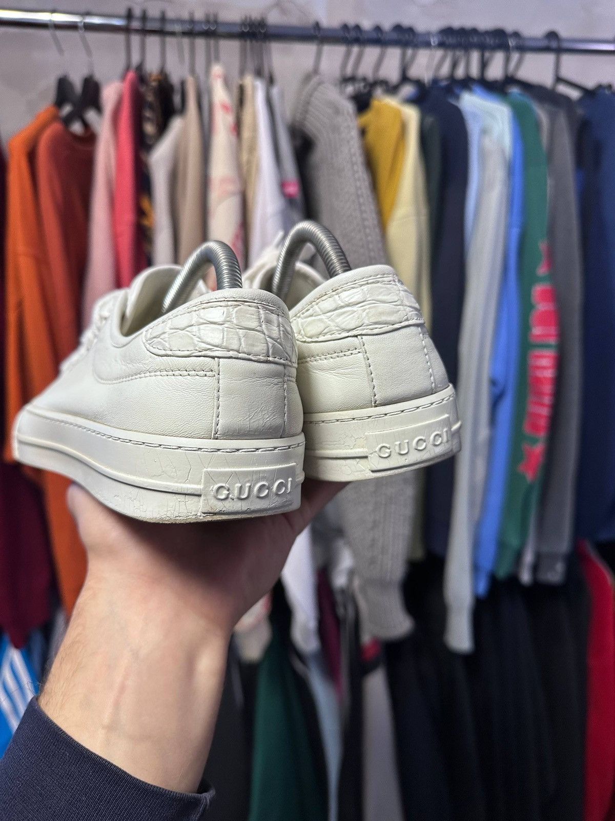 Gucci Vintage Gucci White Sneakers US 7.5 Size US 7.5 / EU 40-41 - 9 Thumbnail