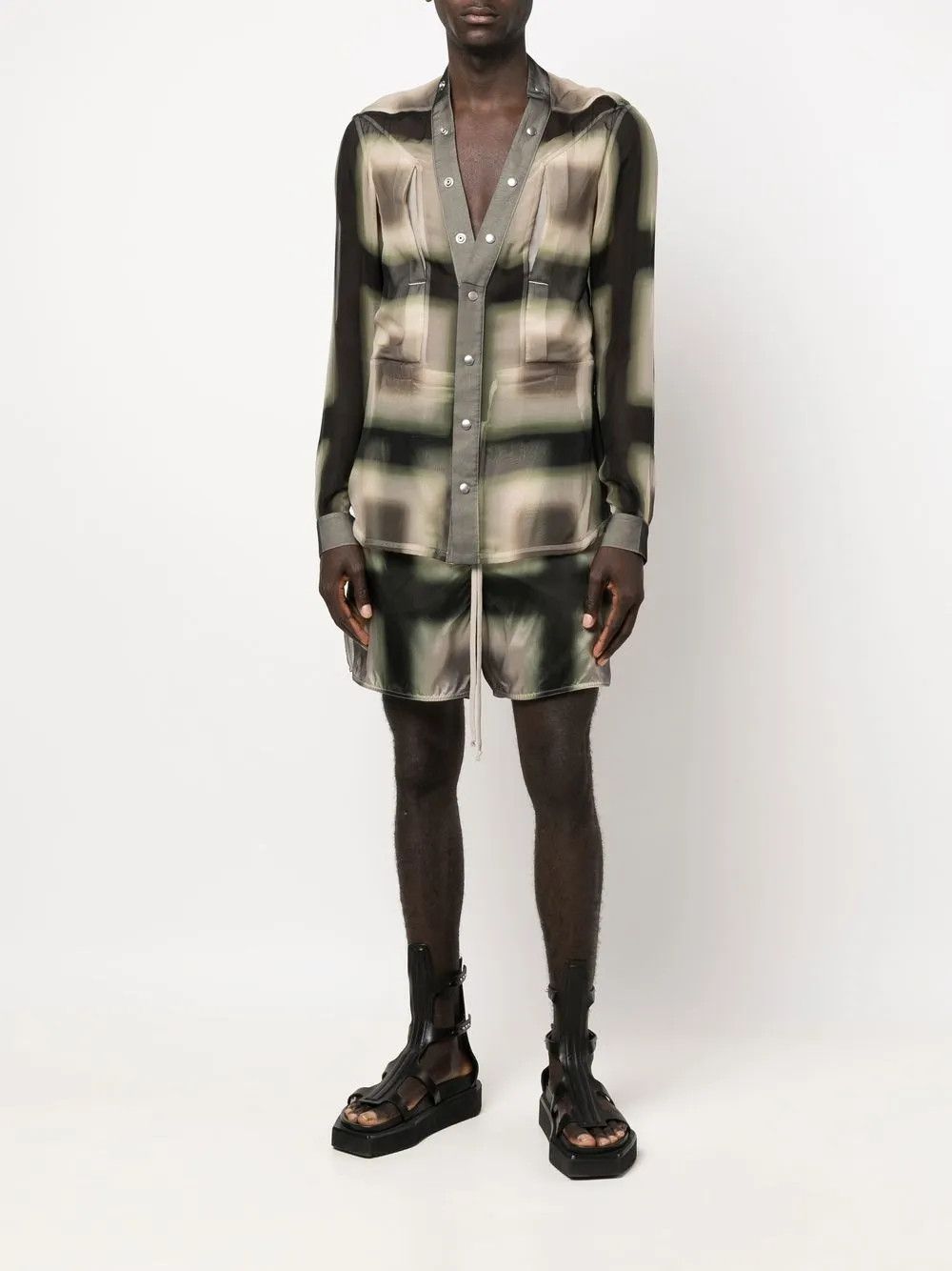Rick Owens o1y0325 Short in Multicolor Size US 32 / EU 48 - 5 Thumbnail