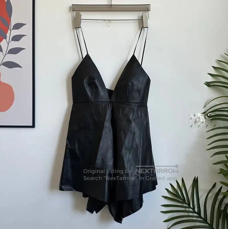 Valentino Valentino Black Leather Dress for Women . Size M / US 6-8 / IT 42-44 - 1 Thumbnail