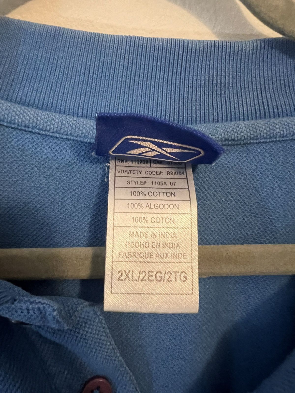 Reebok Reebok x NFL Detroit Lions Vintage Polo Size US XXL / EU 58 / 5 - 4 Thumbnail