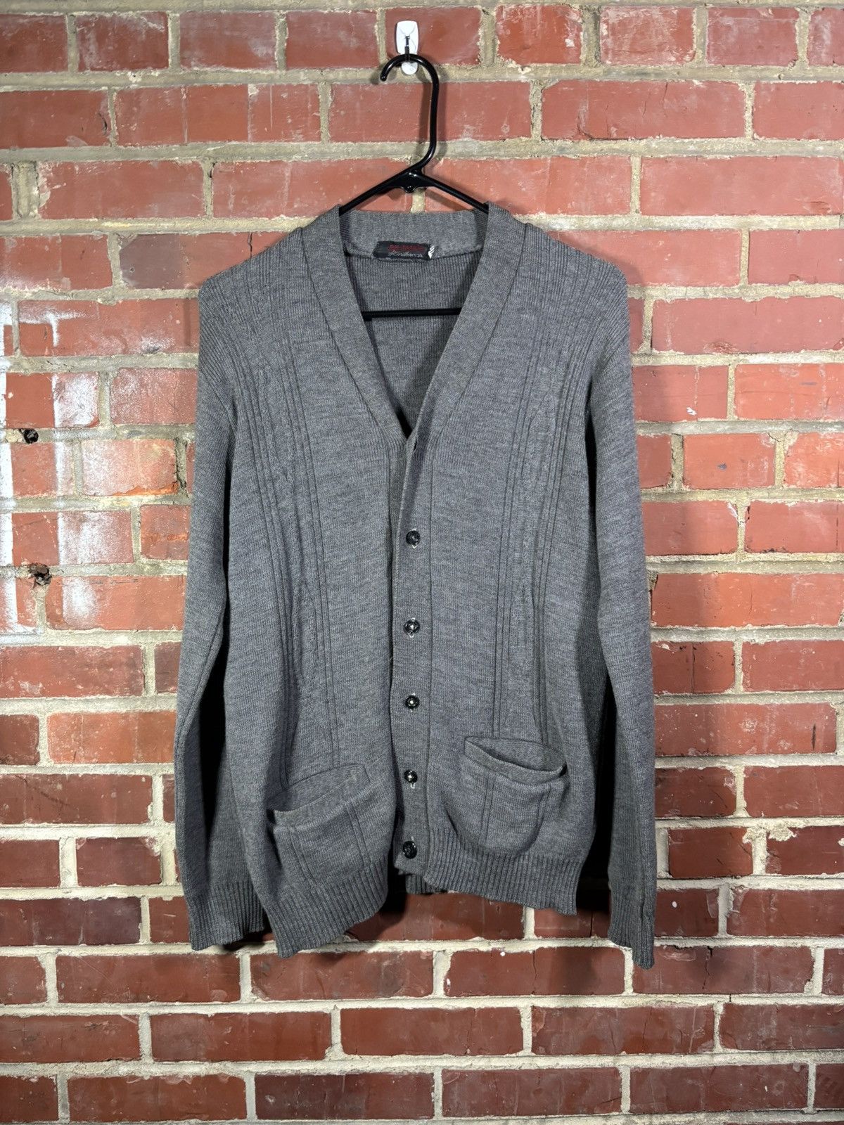 Other Vintage 60s Raymond's Knitwear Cardigan Button Up Men's 38 Size US M / EU 48-50 / 2 - 1 Thumbnail