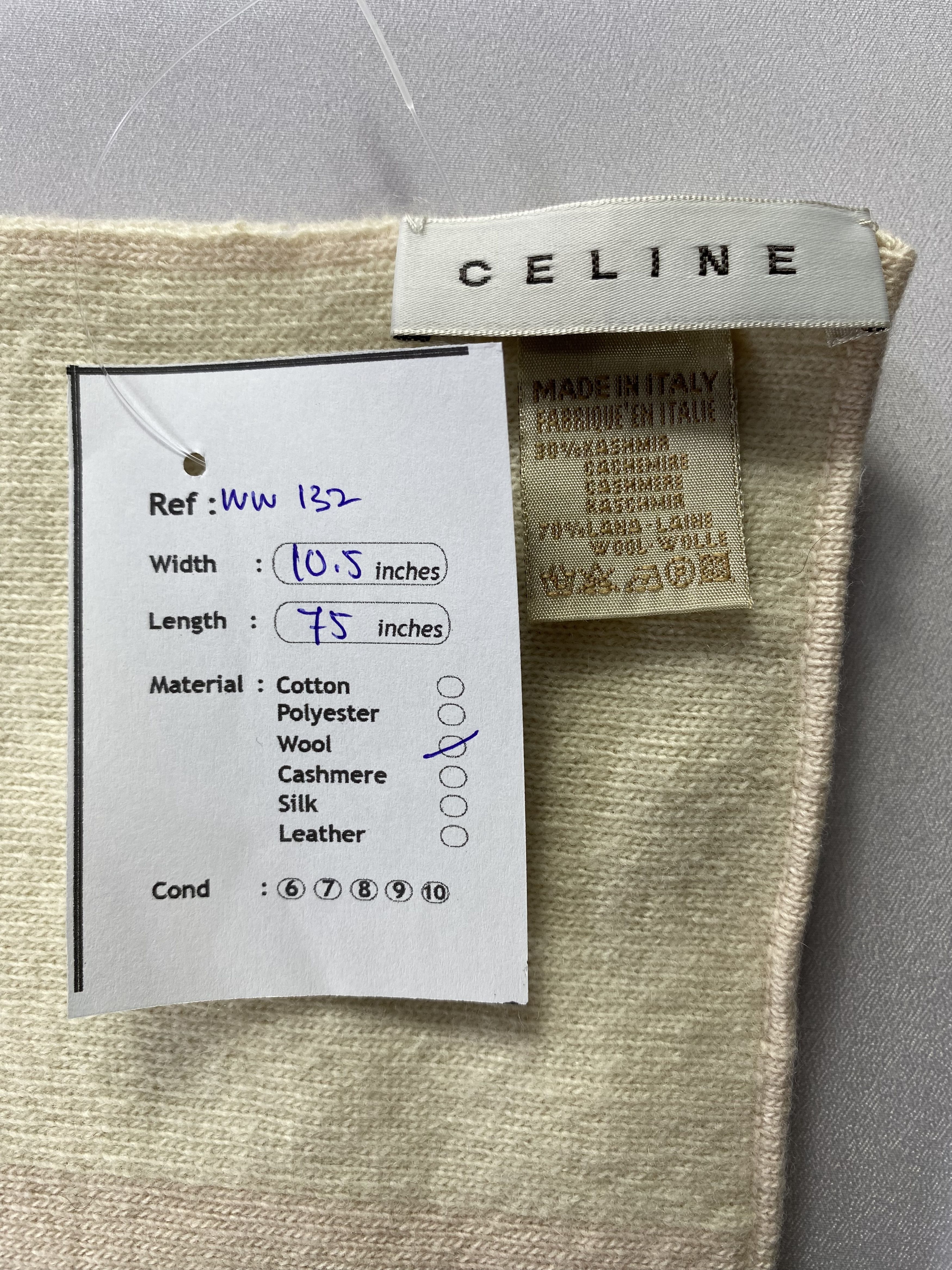 Celine × Vintage Celine Scarf / Muffler / Neckwear Size ONE SIZE - 10 Thumbnail