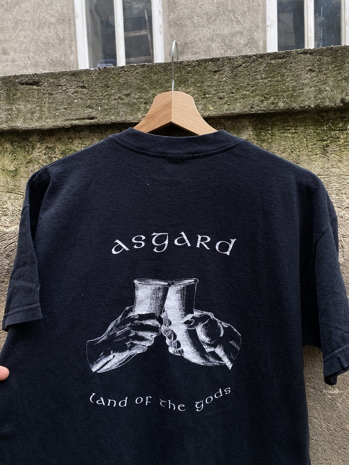 Band Tees × Vintage Vintage 90s Adorned Brood Dark Metal Rock Tee Size US L / EU 52-54 / 3 - 6 Thumbnail