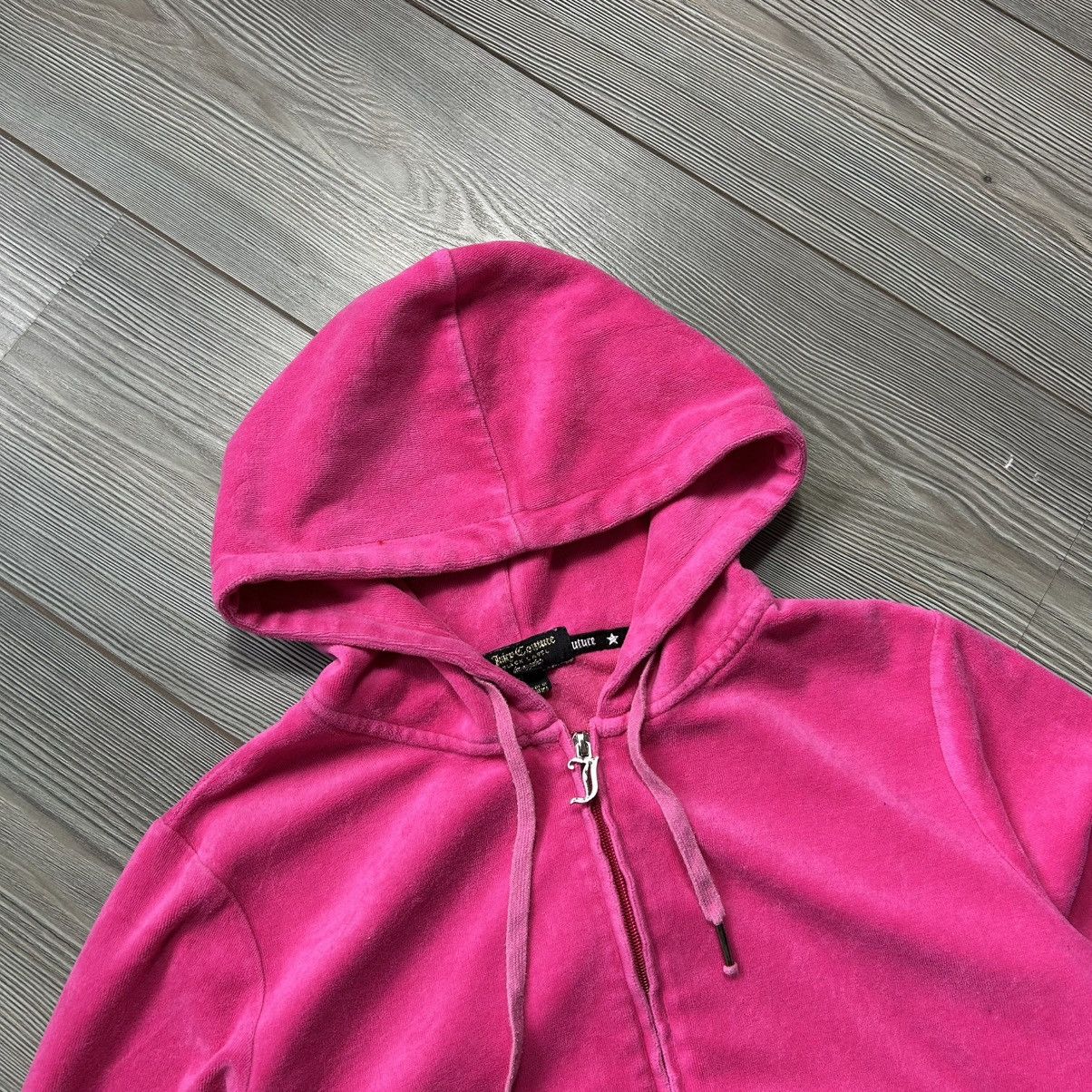 Juicy Couture Juicy Couture Velour Big Logo Tracksuit Hoodie + Pants Size M / US 6-8 / IT 42-44 - 7 Thumbnail