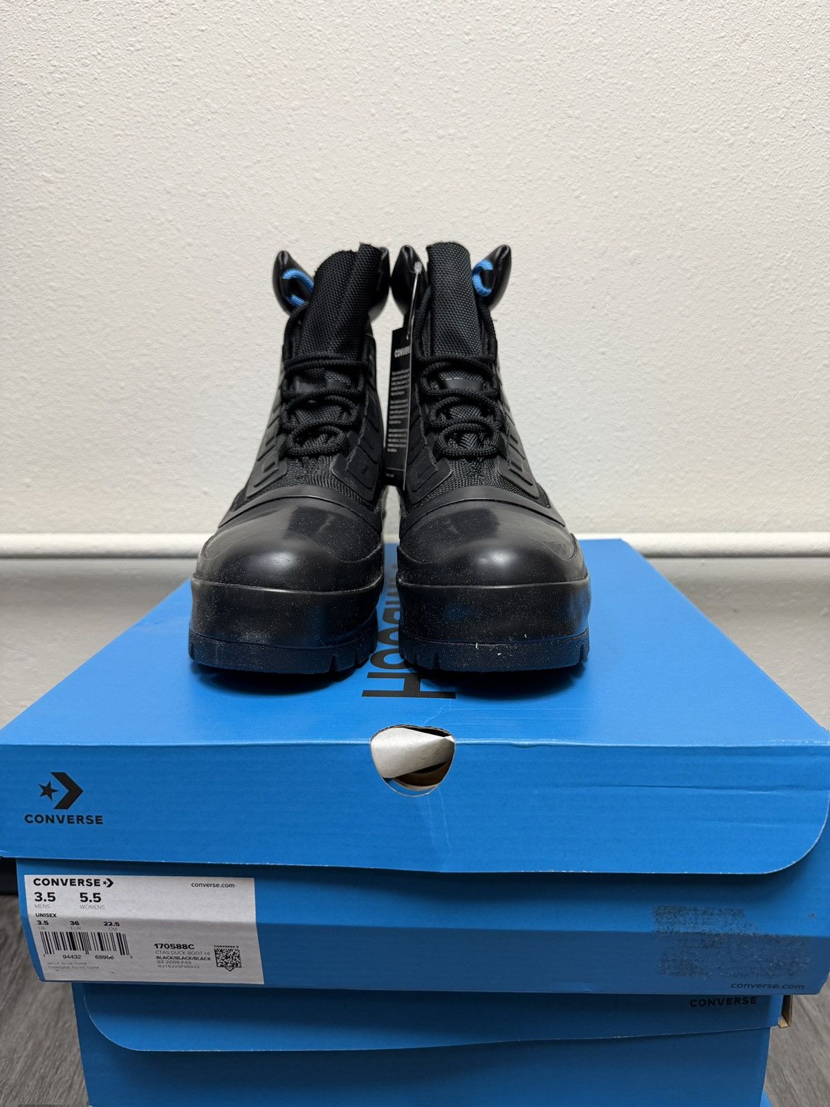 Ambush Design × Converse Converse x Ambush CTAS Duck Boot Black Canvas Womens Size US 5.5 / IT 35.5 - 2 Thumbnail