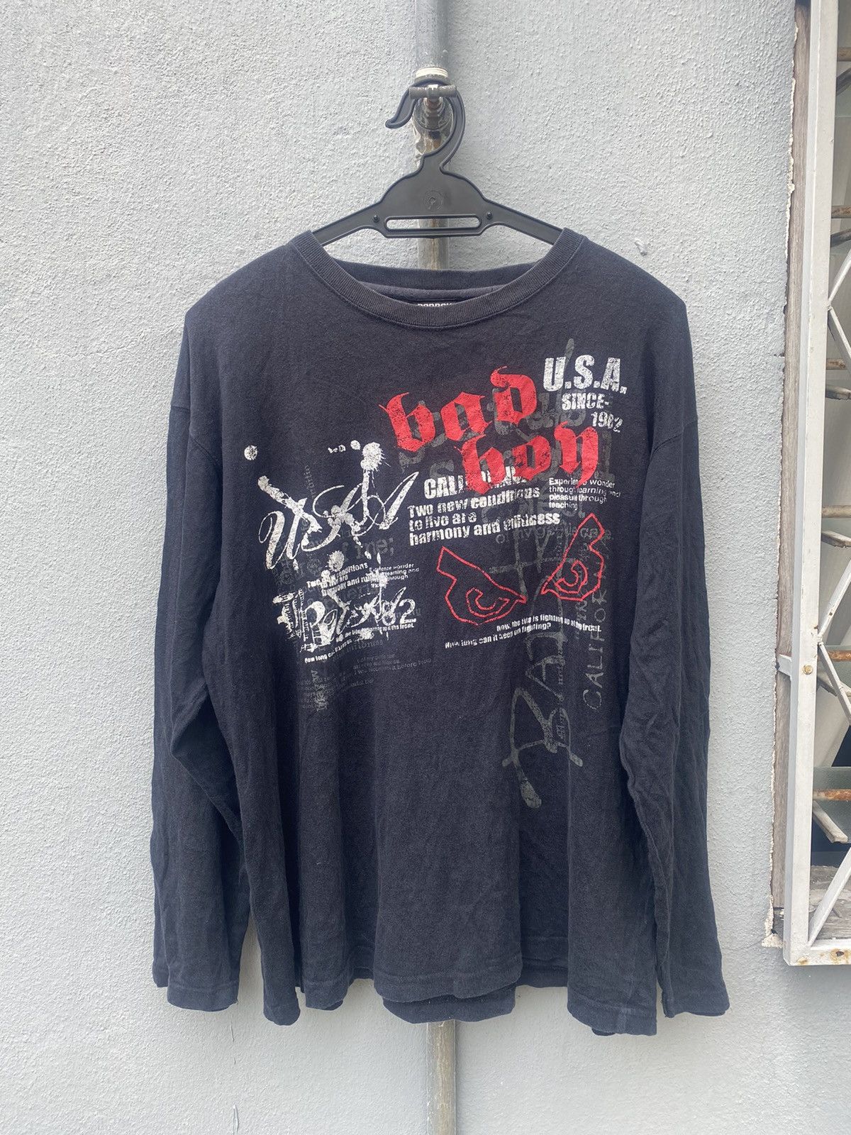 14th Addiction × Affliction × JNCO Vintage y2k Bad Boy Tribal Poem Tshirt Size US L / EU 52-54 / 3 - 1 Thumbnail