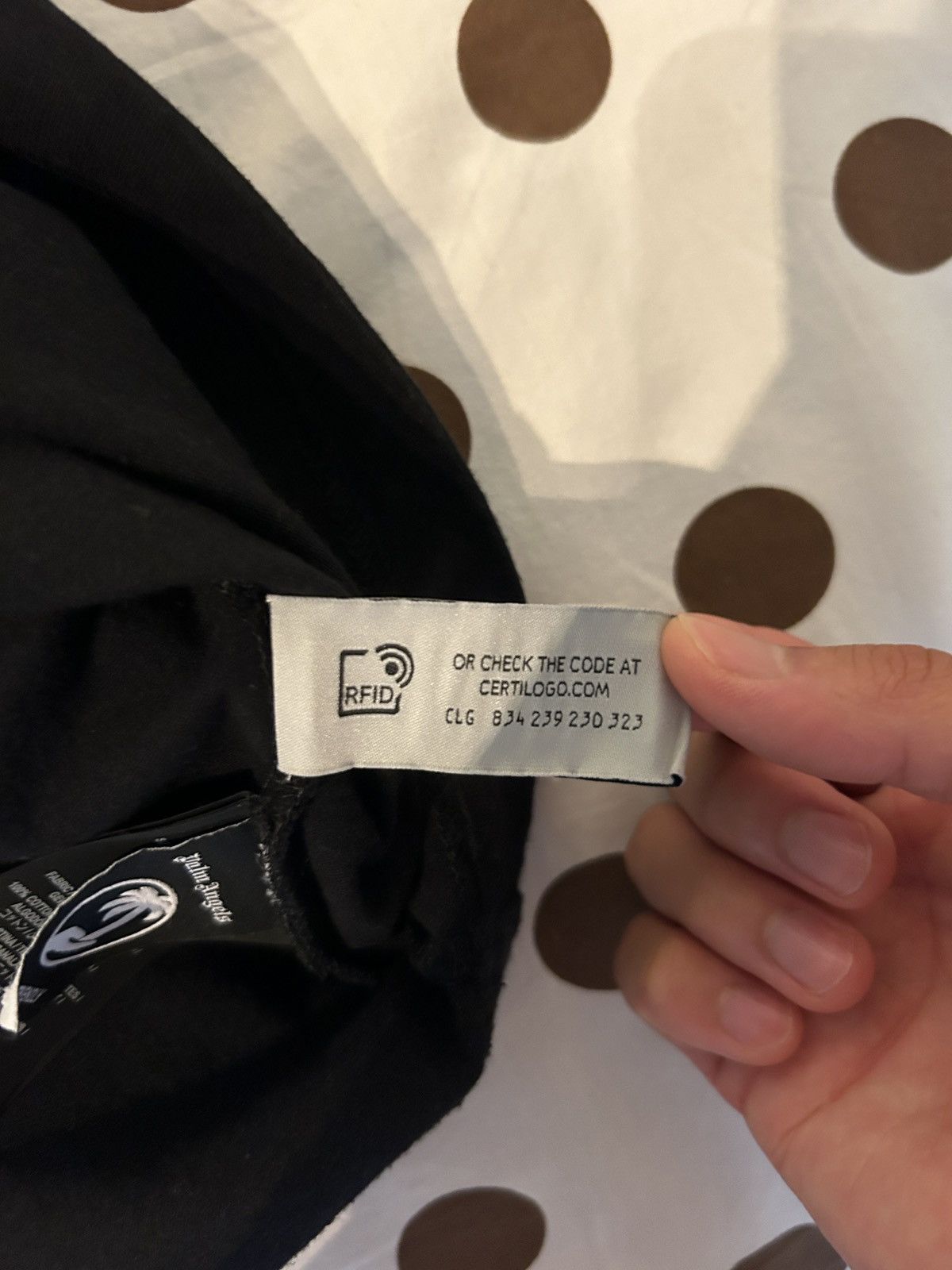 Palm Angels Palm Angels Black Broken Shark Tee Size US M / EU 48-50 / 2 - 4 Thumbnail