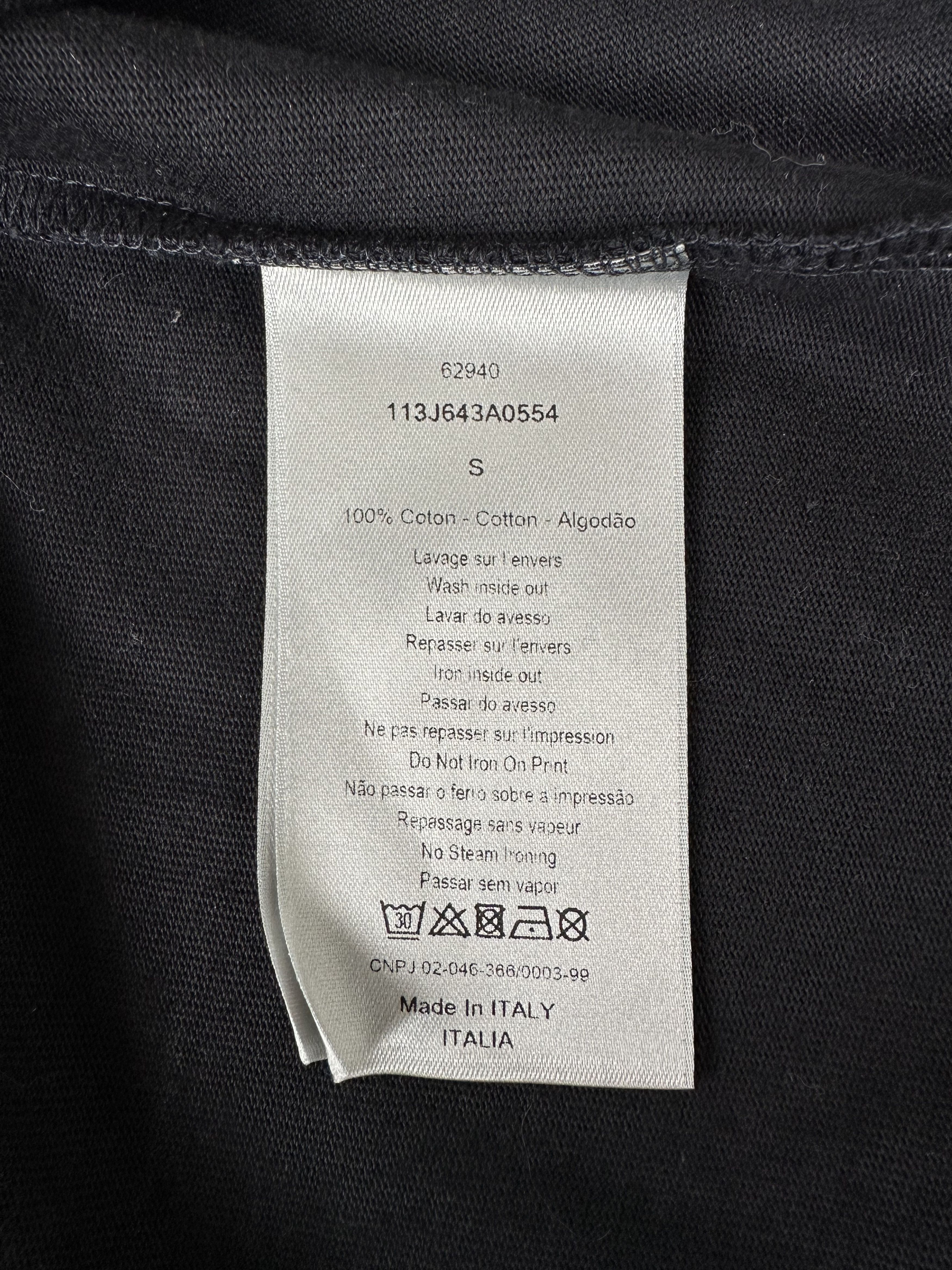 Dior Dior Navy Oblique Sleeve Longsleeve T-Shirt Size US S / EU 44-46 / 1 - 4 Thumbnail