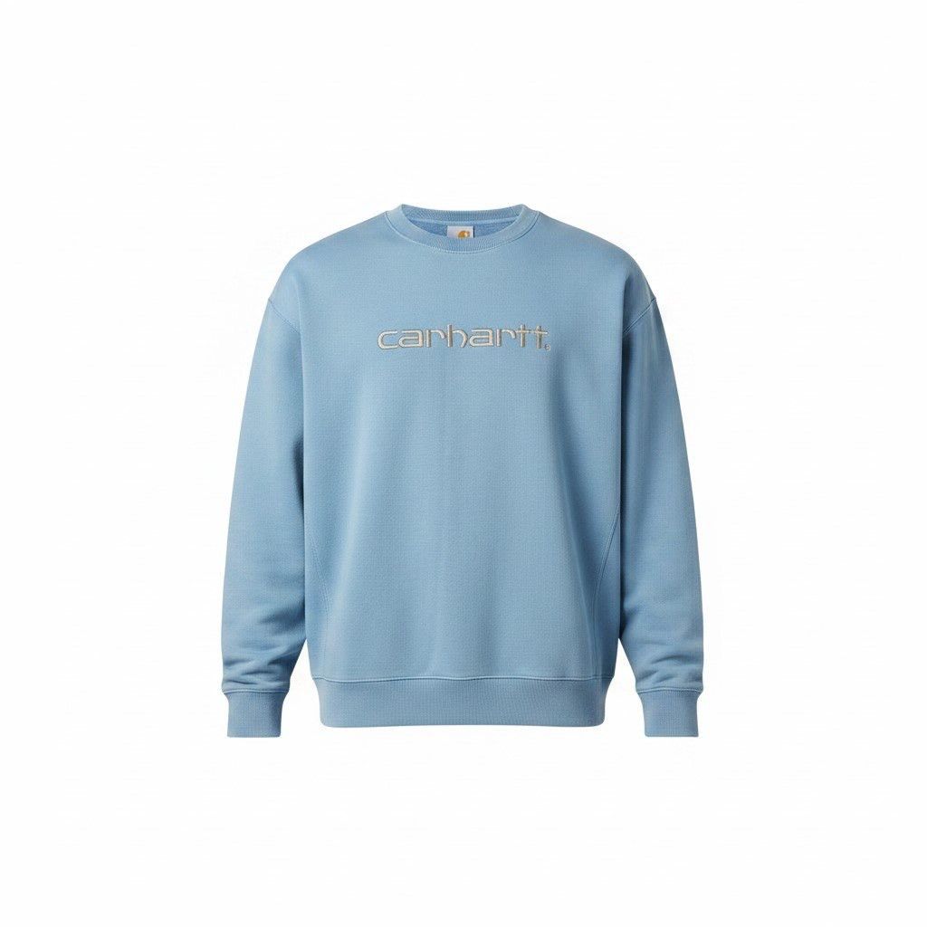 Carhartt 00s Carhartt Vintage Oversized Big Logo Retro Y2K Sweatshirt Size US M / EU 48-50 / 2 - 3 Thumbnail
